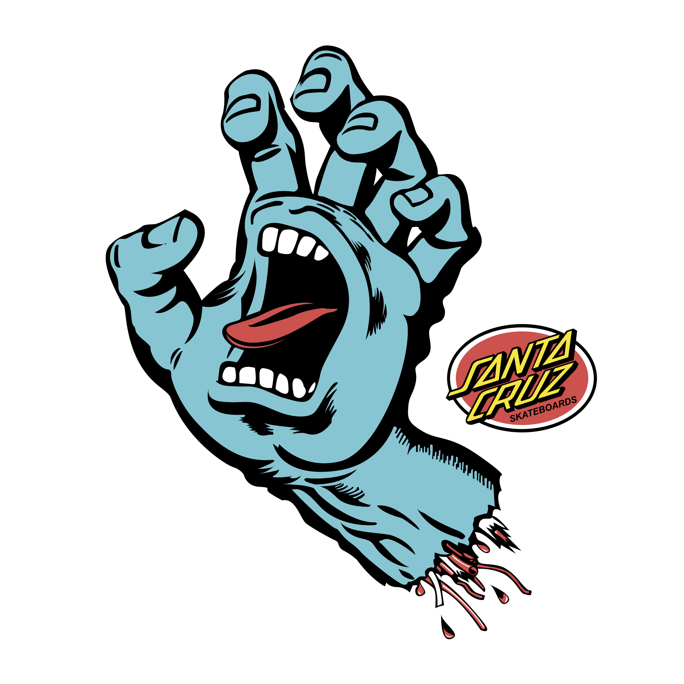 2400x2400 Santa Cruz Skateboards Logo PNG Transparent & SVG Vector