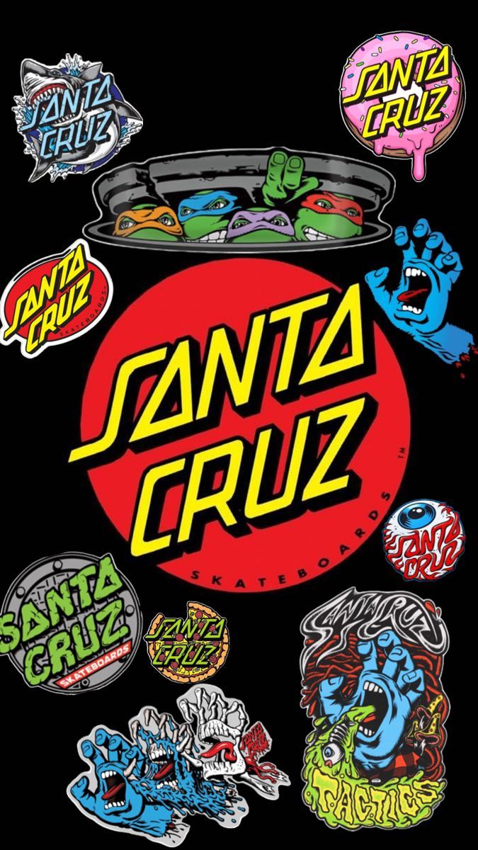 675x1200 Santa Cruz. Santa cruz skateboards, Custom car stickers, Skateboard art design