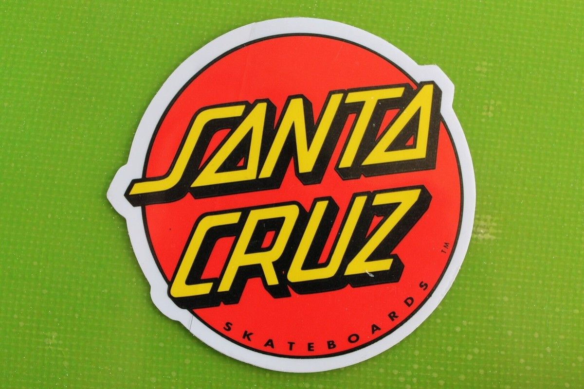 1200x800 Santa Cruz Skateboards Red Dot Retro Original Z36B Vintage Skateboarding STICKER
