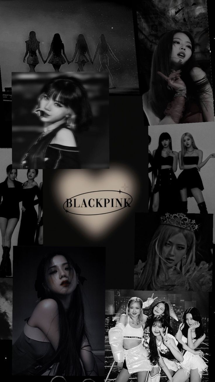 736x1308 In my blackpink era. Blackpink collage wallpaper aesthetic, Kpop aesthetic wallpaper black and pink, Black