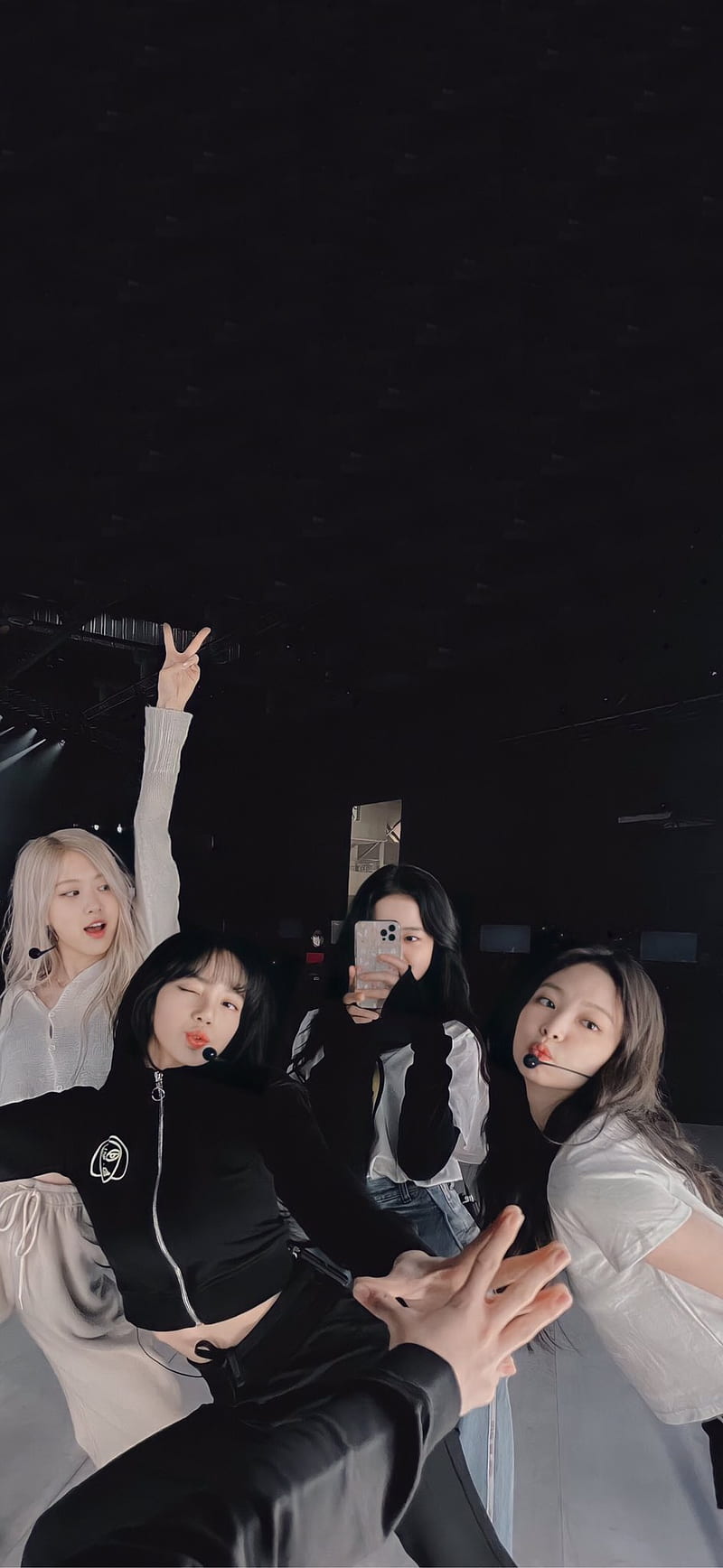 800x1736 Blackpink, black, jennie, jisoo, lisa, lovesick girls, pink, rose, the album, HD phone wallpaper