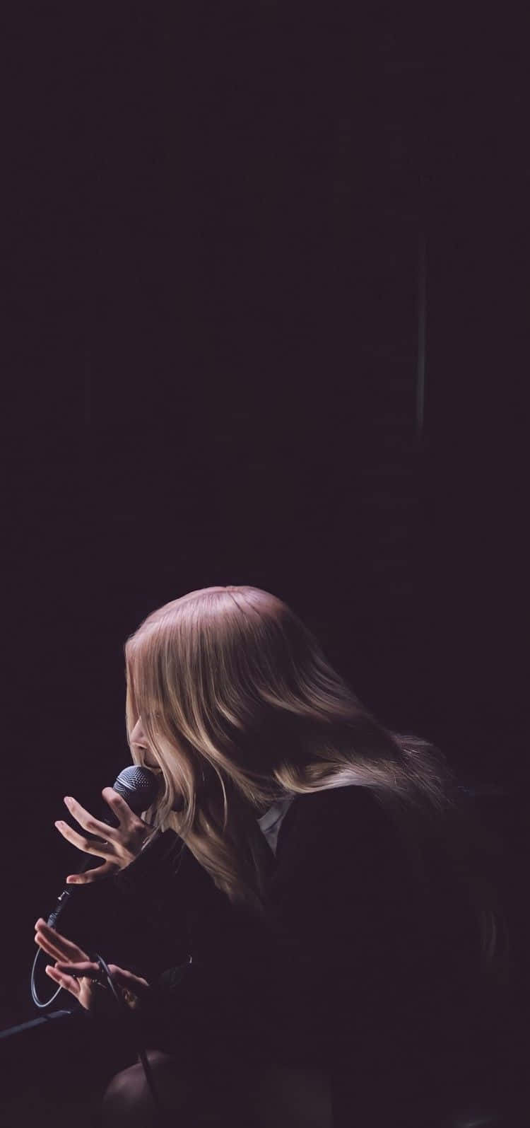 750x1595 Download Dedicated Blackpink Singer Wallpaper