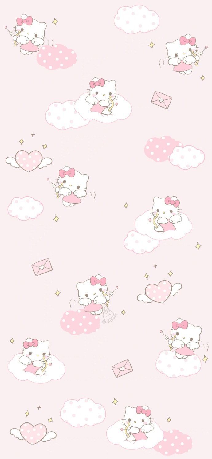 690x1494 hello kitty wallpaper