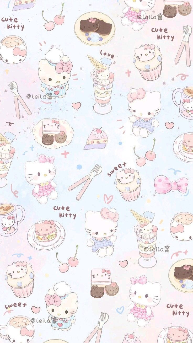 736x1308 Hello kitty pink wallpaper aesthetic. Cute wallpaper sanrio, Kawaii wallpaper, Hello kitty iphone wallpaper