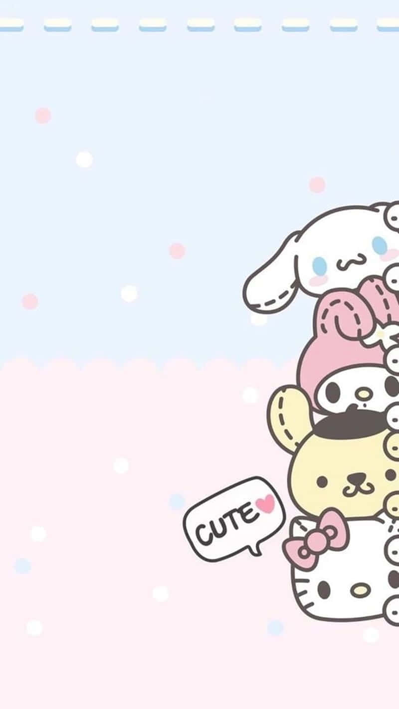 800x1423 Download Hello Kitty Friends Cute Aesthetic Wallpaper