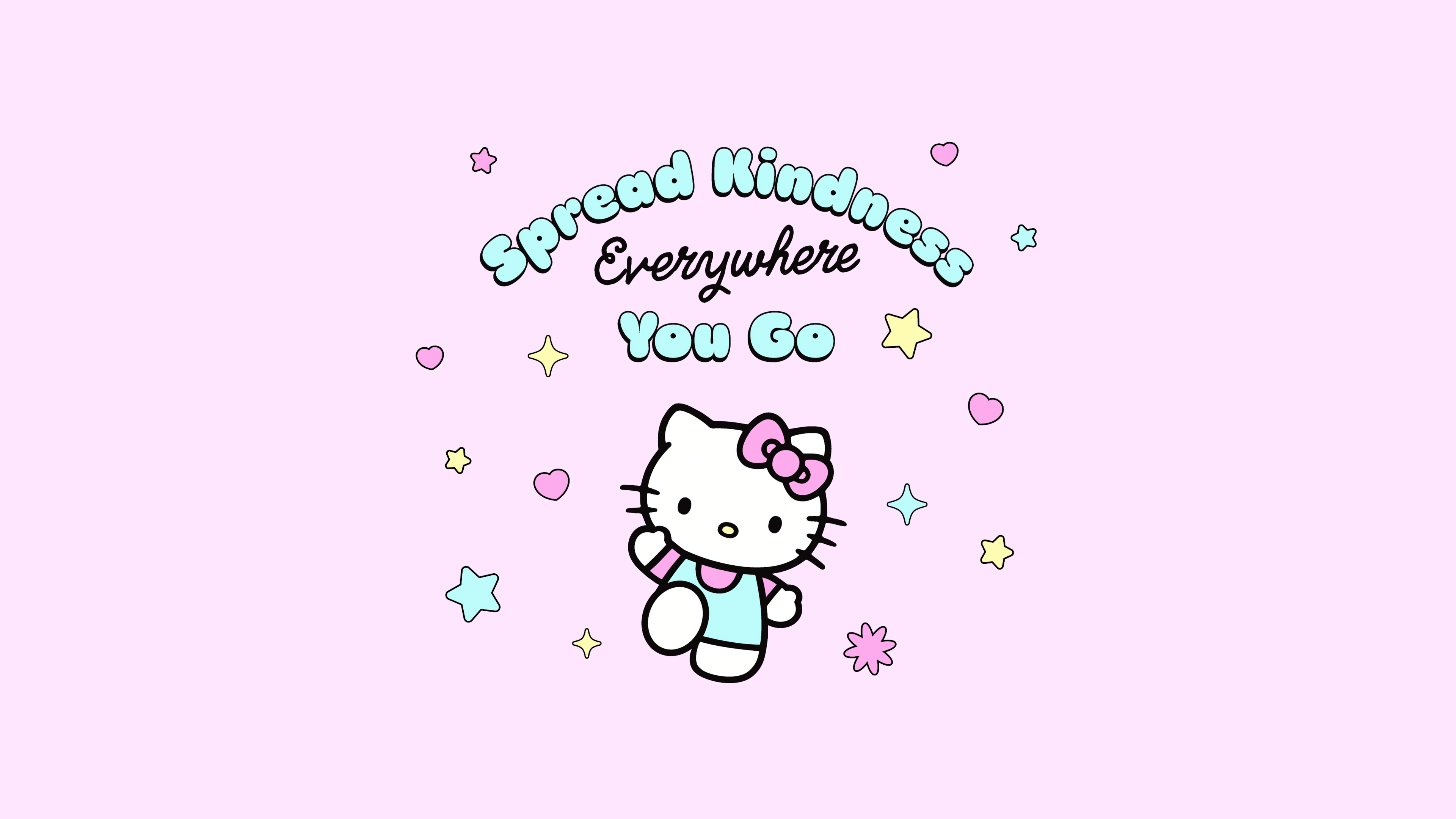 3840x2160 Spread Kindness Hello Kitty 4K Wallpaper