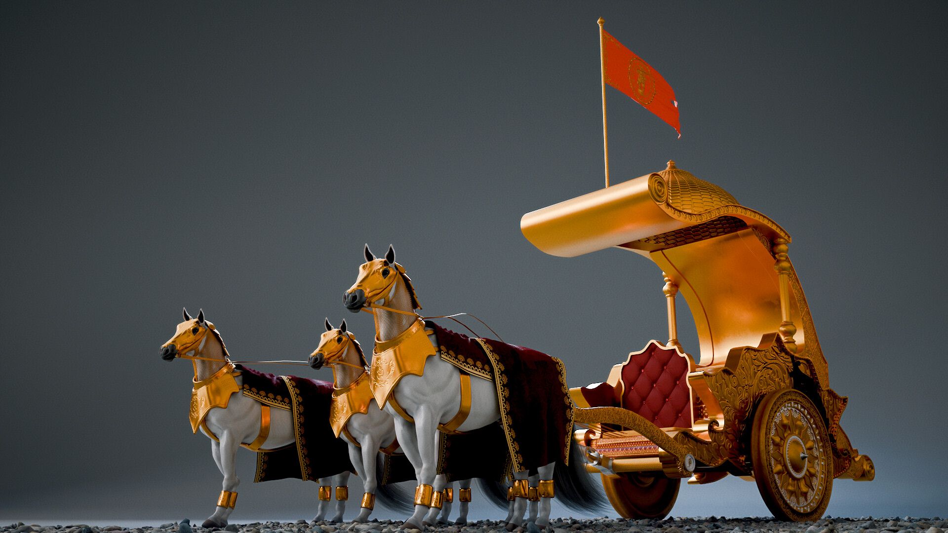 1920x1080 Arjun Chariot of Mahabharat