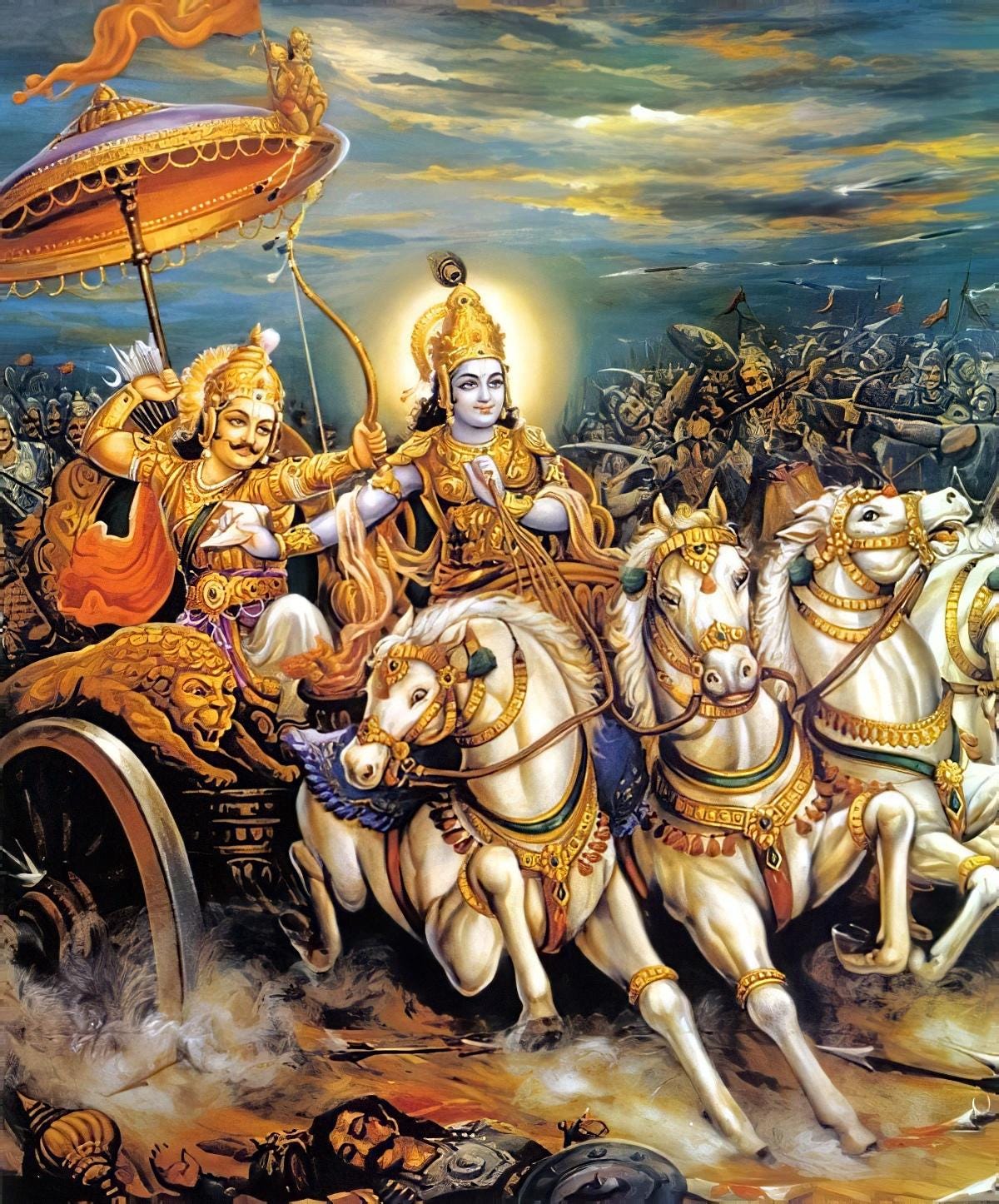 1200x1446 A Very Short Summary Of The Bhagavad Gita