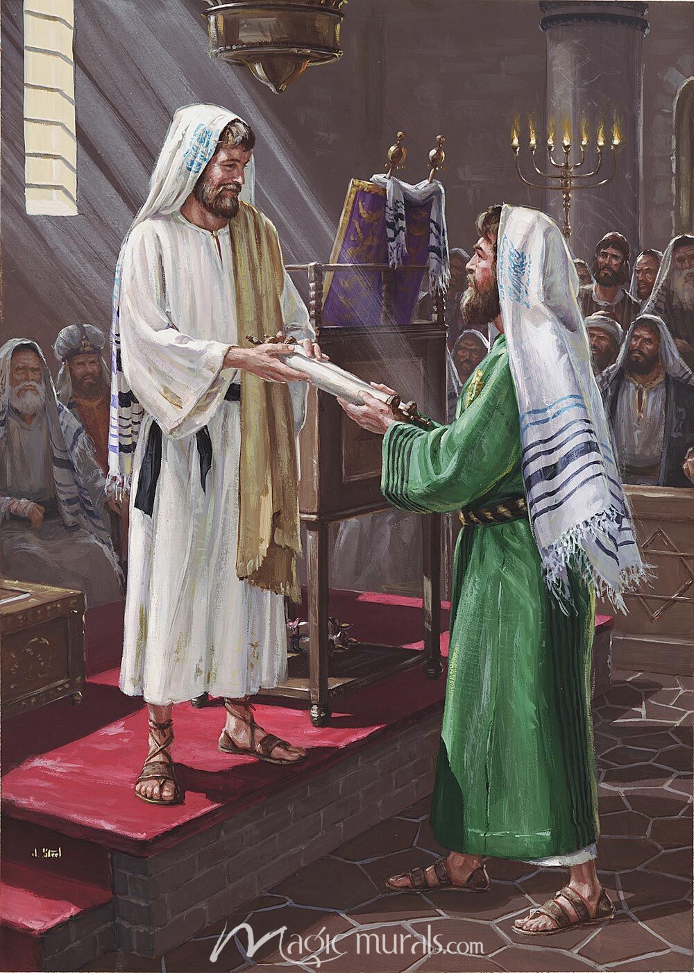 1000x1401 Jesus Teaching in Synagogue