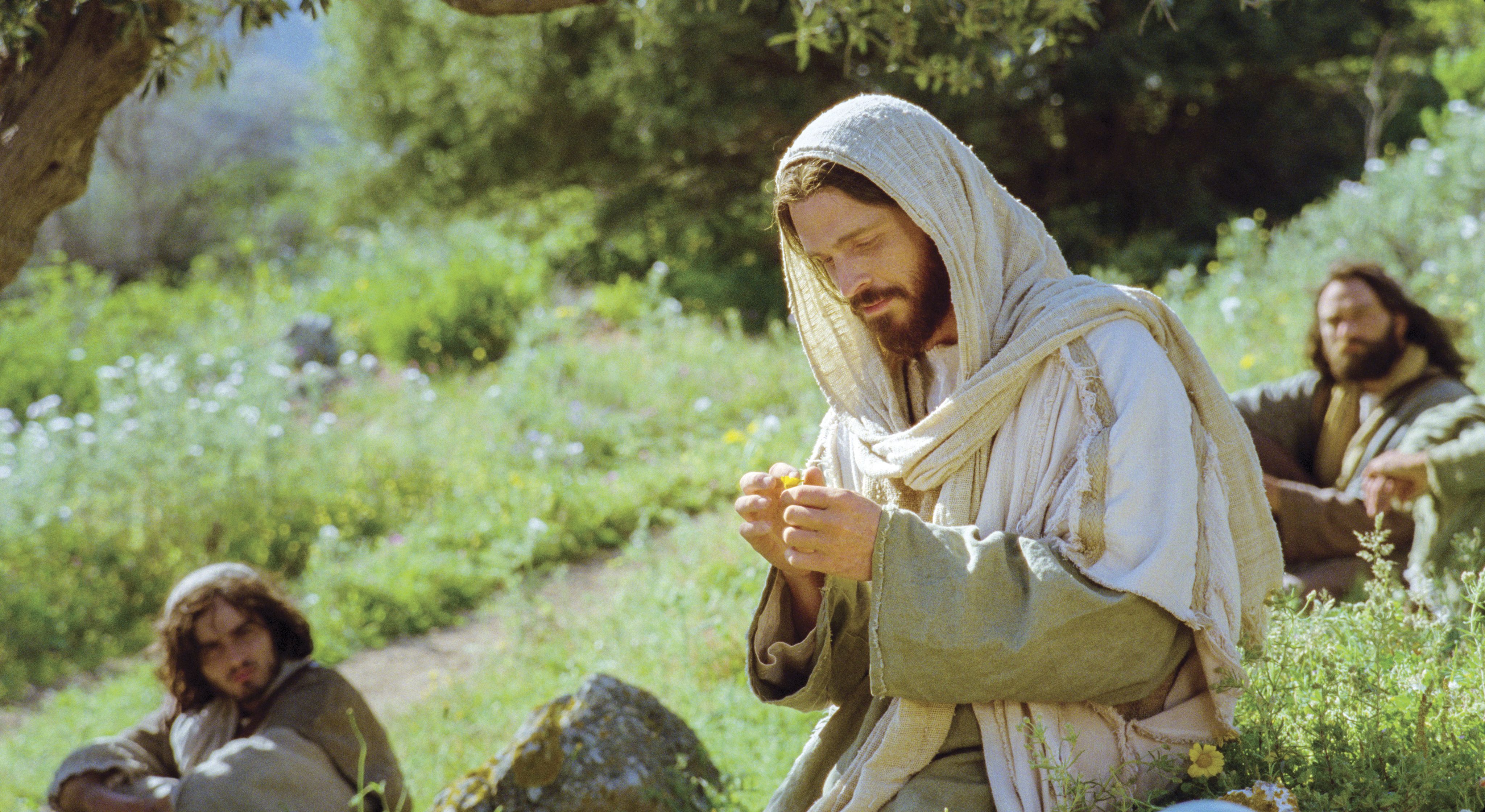 4096x2240 Jesus Teaching the Disciples