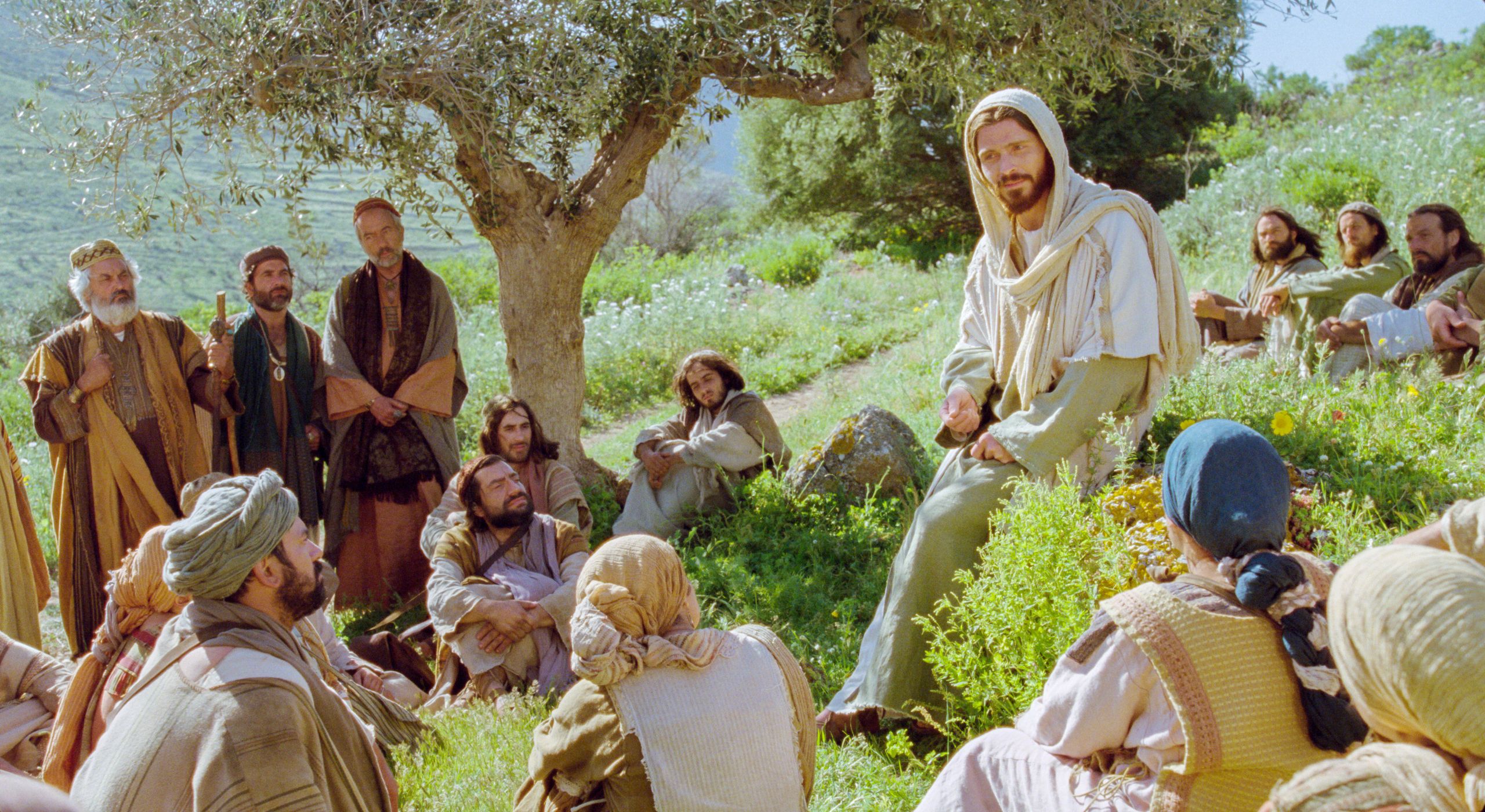 2560x1400 Christ Teaching Foolish Rich Man Parable 1401835 Wallpaper