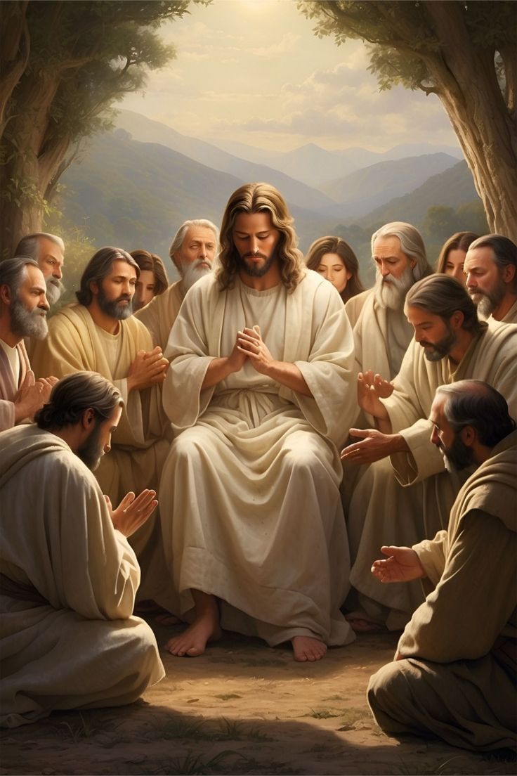 736x1104 Jesus teaching wallpaper. Looking unto jesus image, Christ looking down, Jesus photo