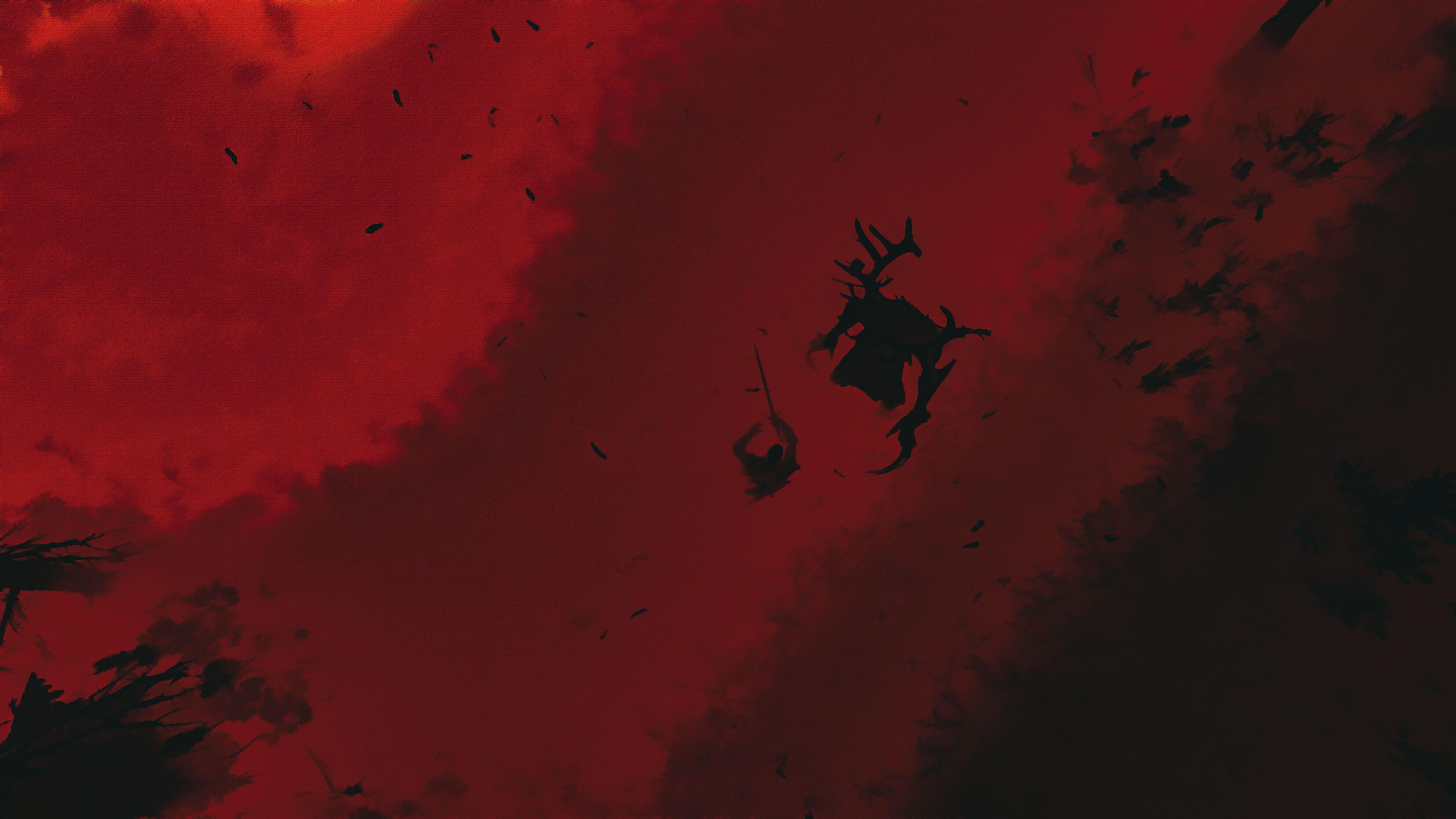 3840x2160 The Witcher The Witcher 3 Wild Hunt PC Gaming Screen Shot Nvidia Ansel Red Wallpaper:3840x2160