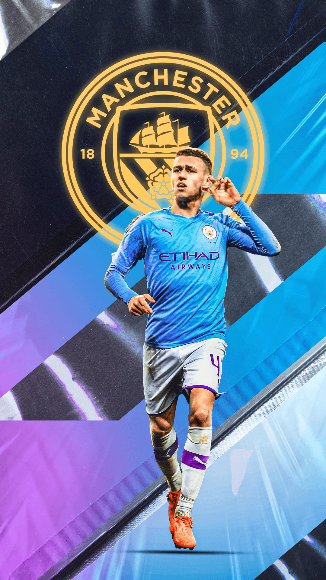 1080x1920 Manchester City 2022 2023 Jersey Wallpaper