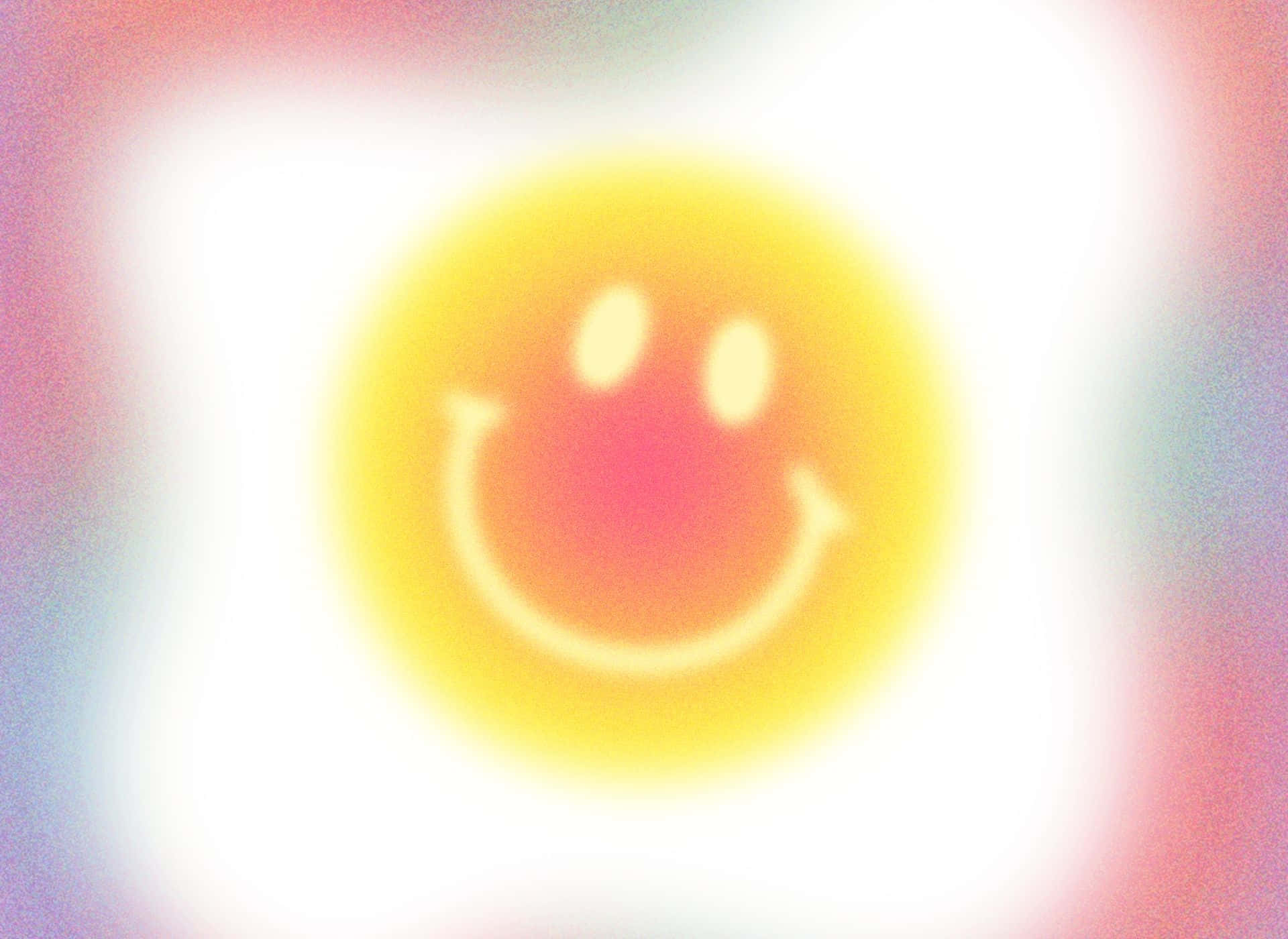 1920x1400 Download Abstract Smiley Face Aura Wallpaper