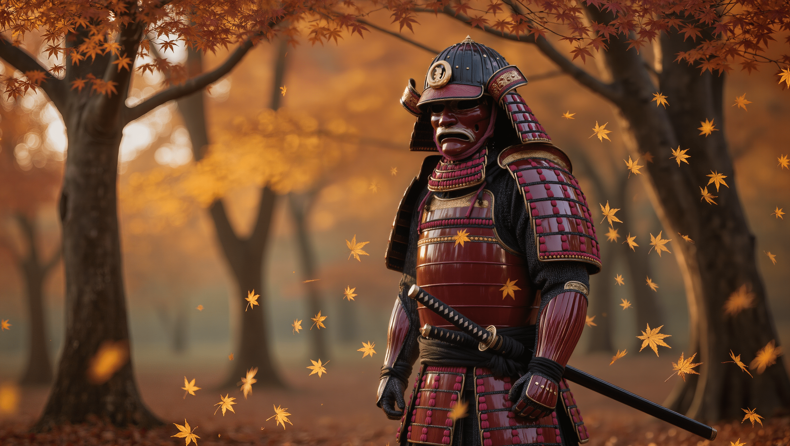 2720x1536 AI Generated Samurai Wallpaper Ideas