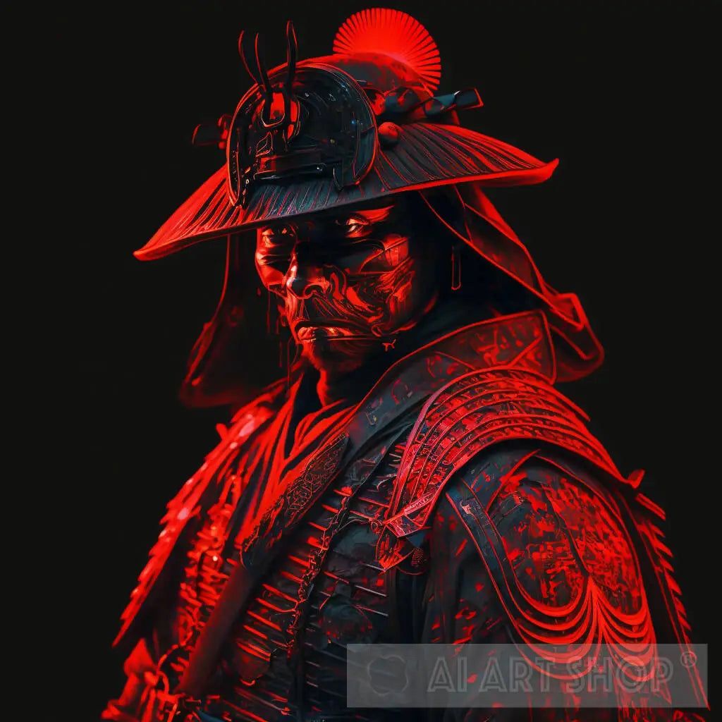1024x1024 Red Samurai (High Quality)