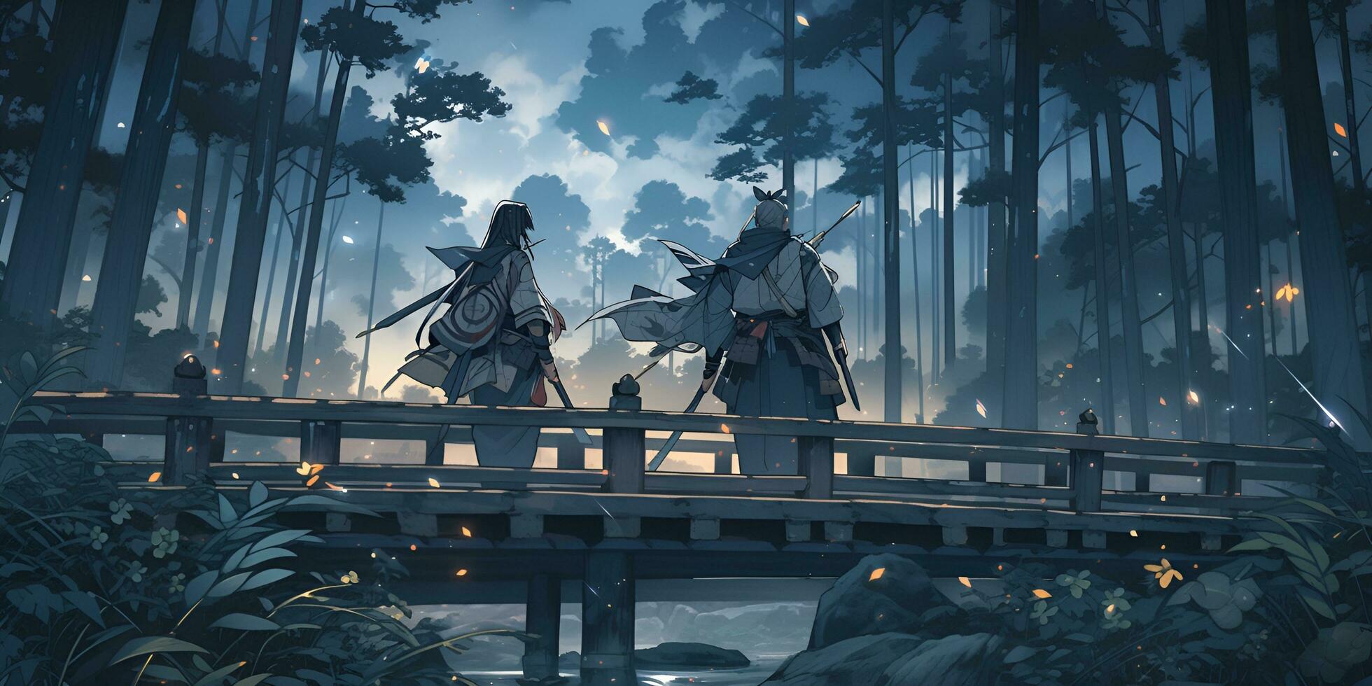 1960x980 samurai retro comic ai generative