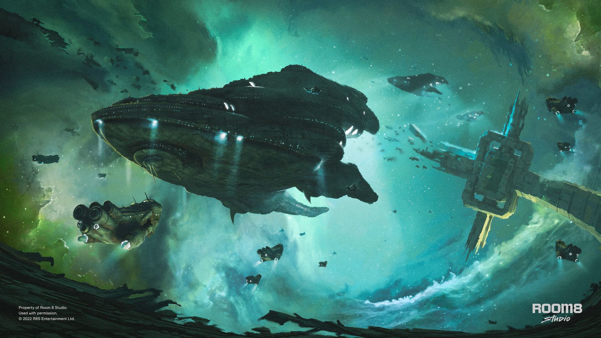 1920x1080 Space fleet