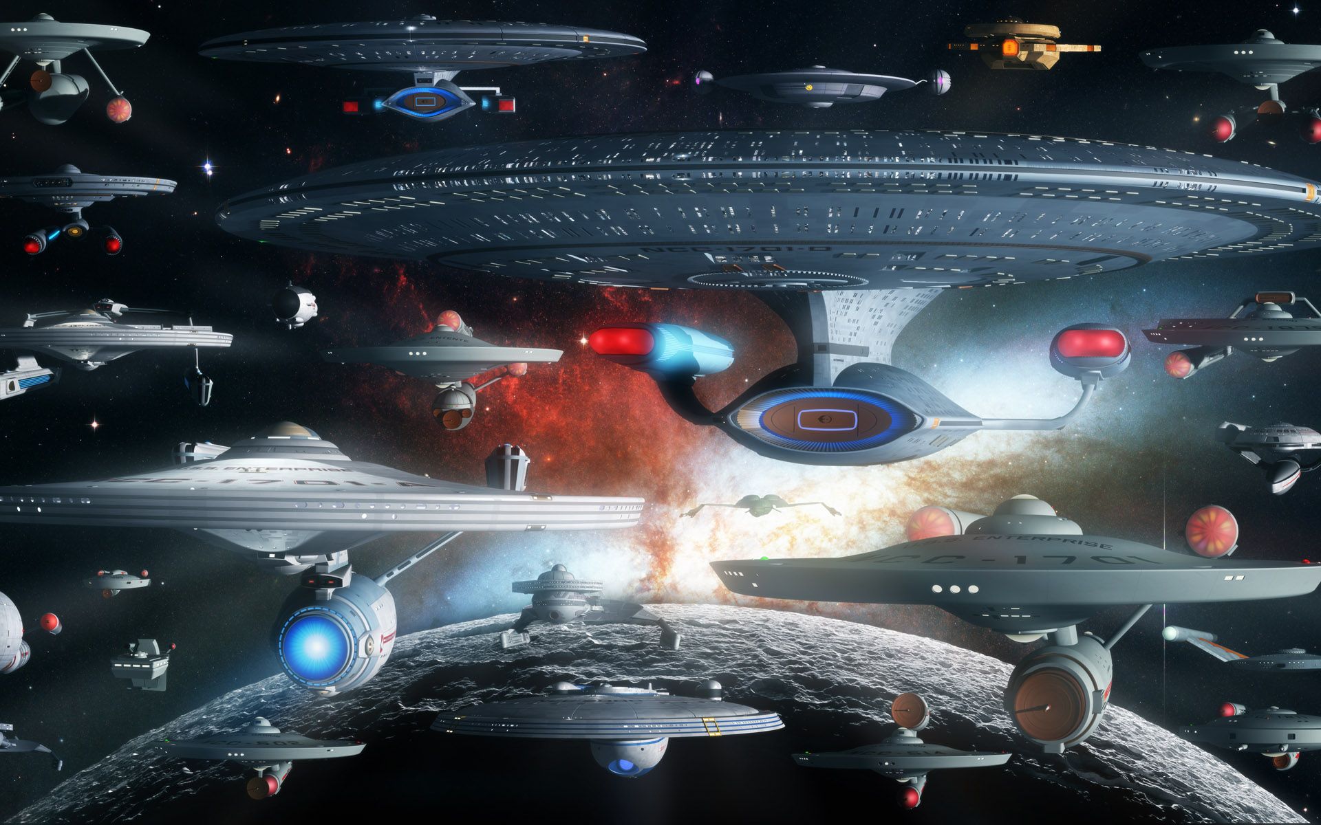 1920x1200 Star Trek Federation Fleet Wallpaperx1200