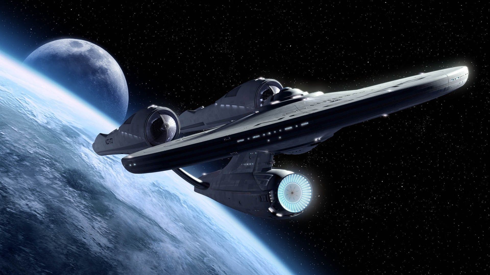 1920x1080 Planet Spaceship Star Trek HD Star Trek Wallpaper