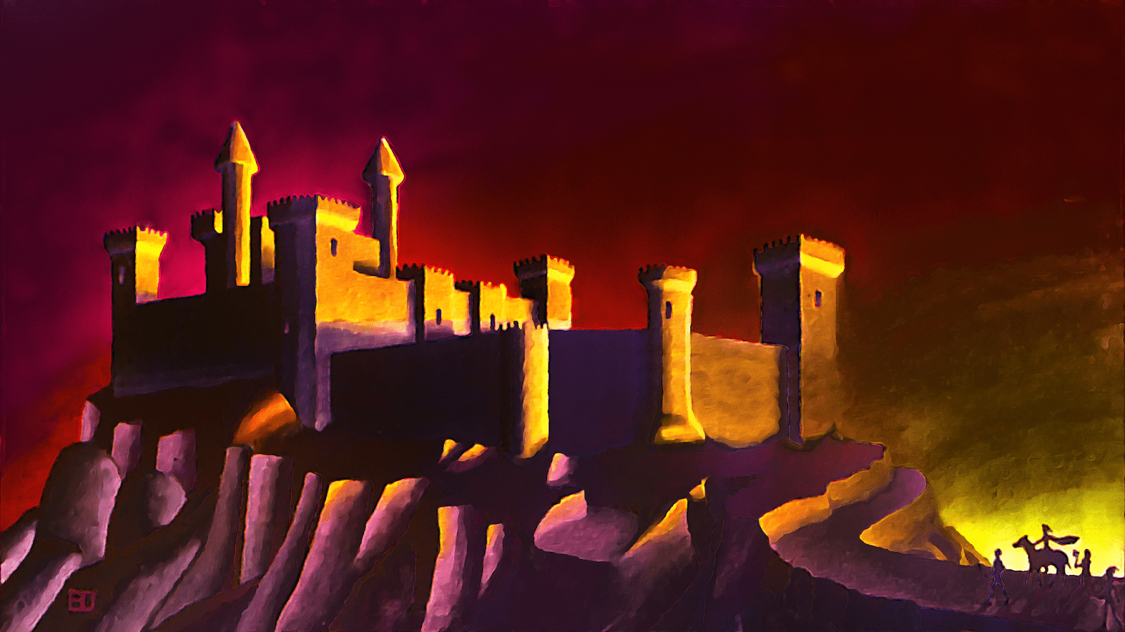 1600x900 Homage to the Keep on the Borderlands (4k wallpaper rear cover)