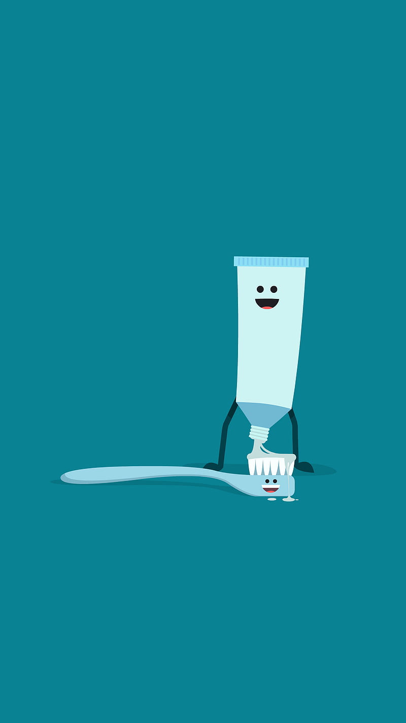 800x1422 Remember to brush!, Framesequence, cool, desenho, flat, funny, humor, meme, minimalist, HD phone wallpaper