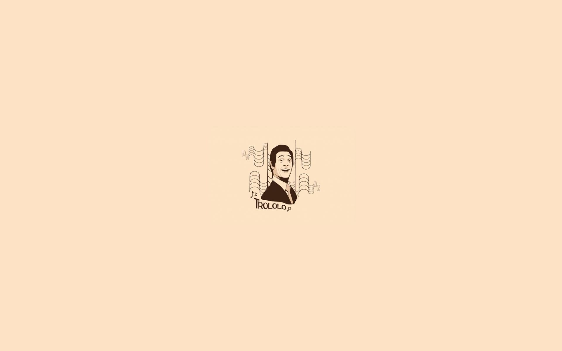 1920x1200 Download Trololo Meme Beige Aesthetic Desktop Wallpaper