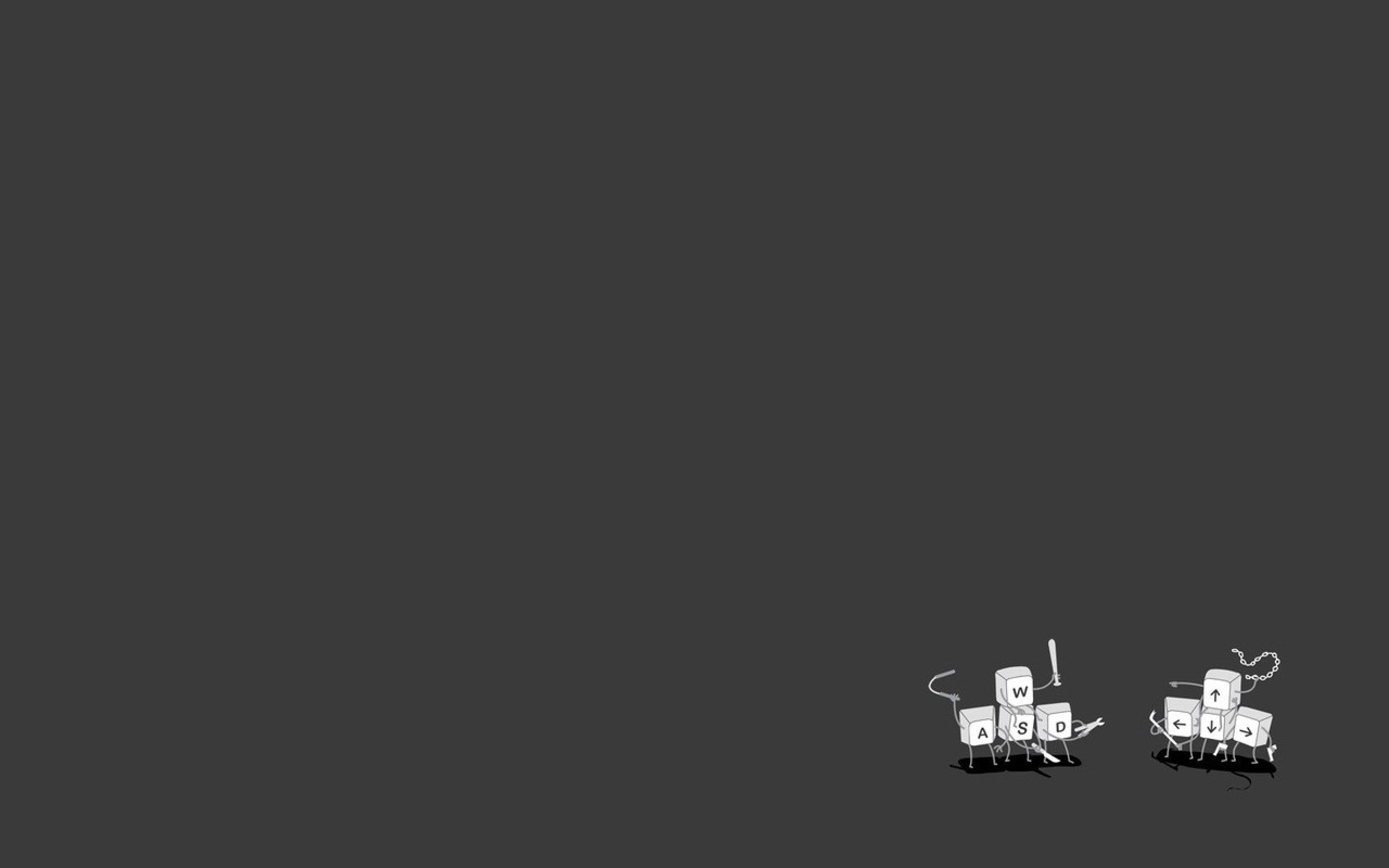 2560x1600 Minimalist Mirth: HD Humor in Every Pixelx1600