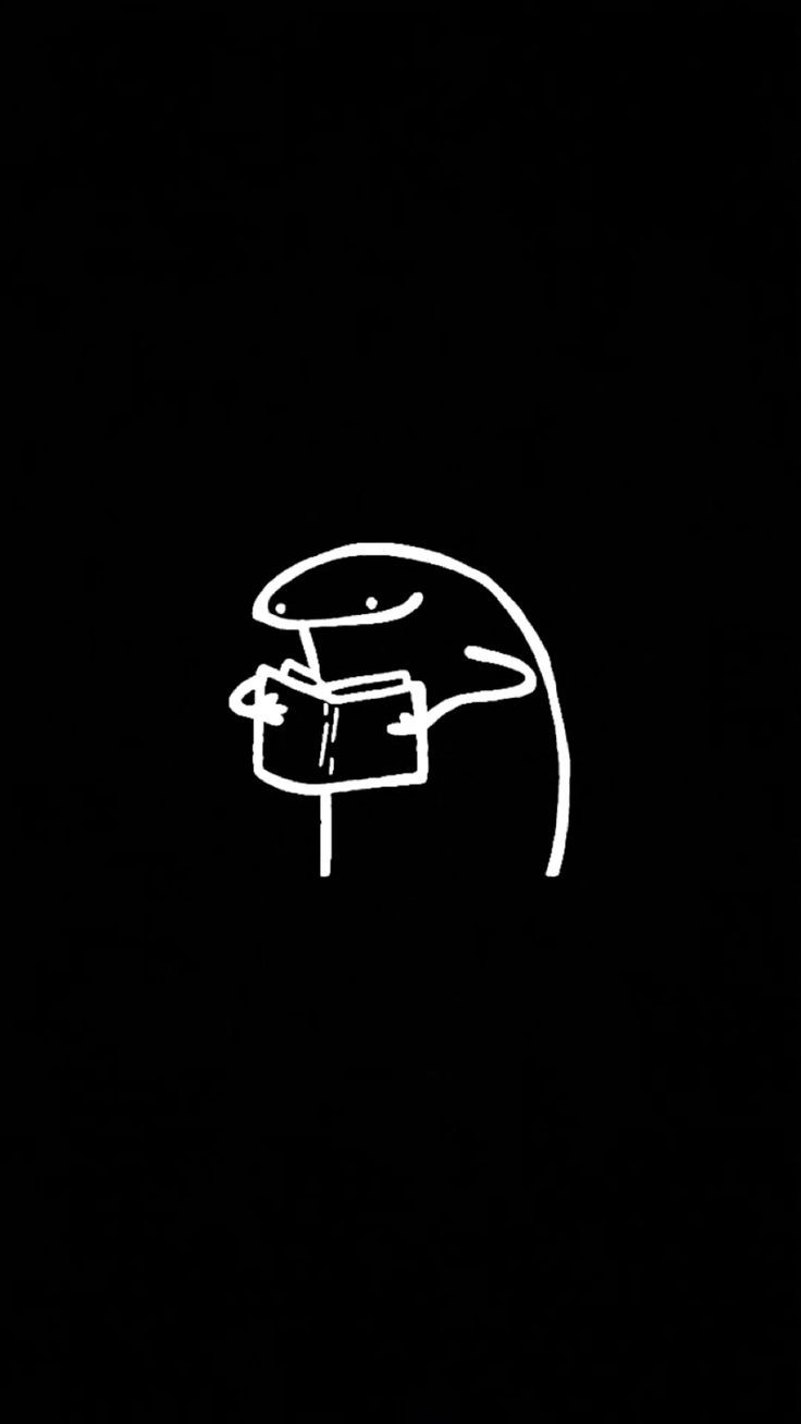 736x1308 Cool profile picture aesthetic black. Weird black wallpaper, Black background meme, Minimalist icon