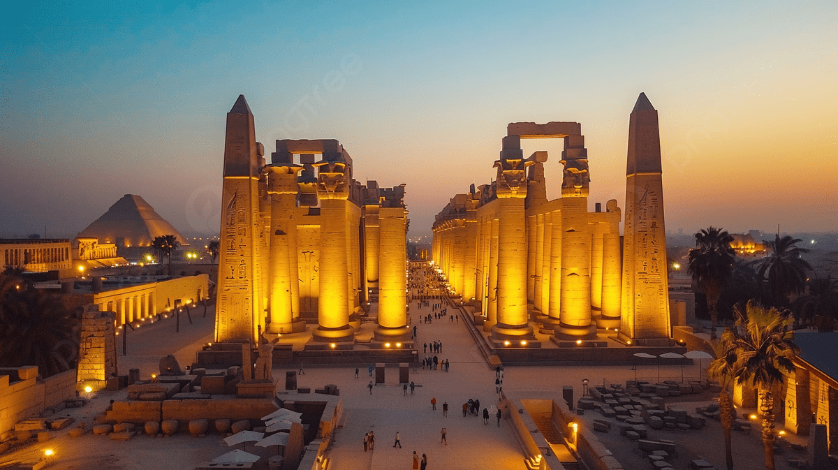 1200x673 Egypt Luxor Temple View Photo And Picture For Free Download