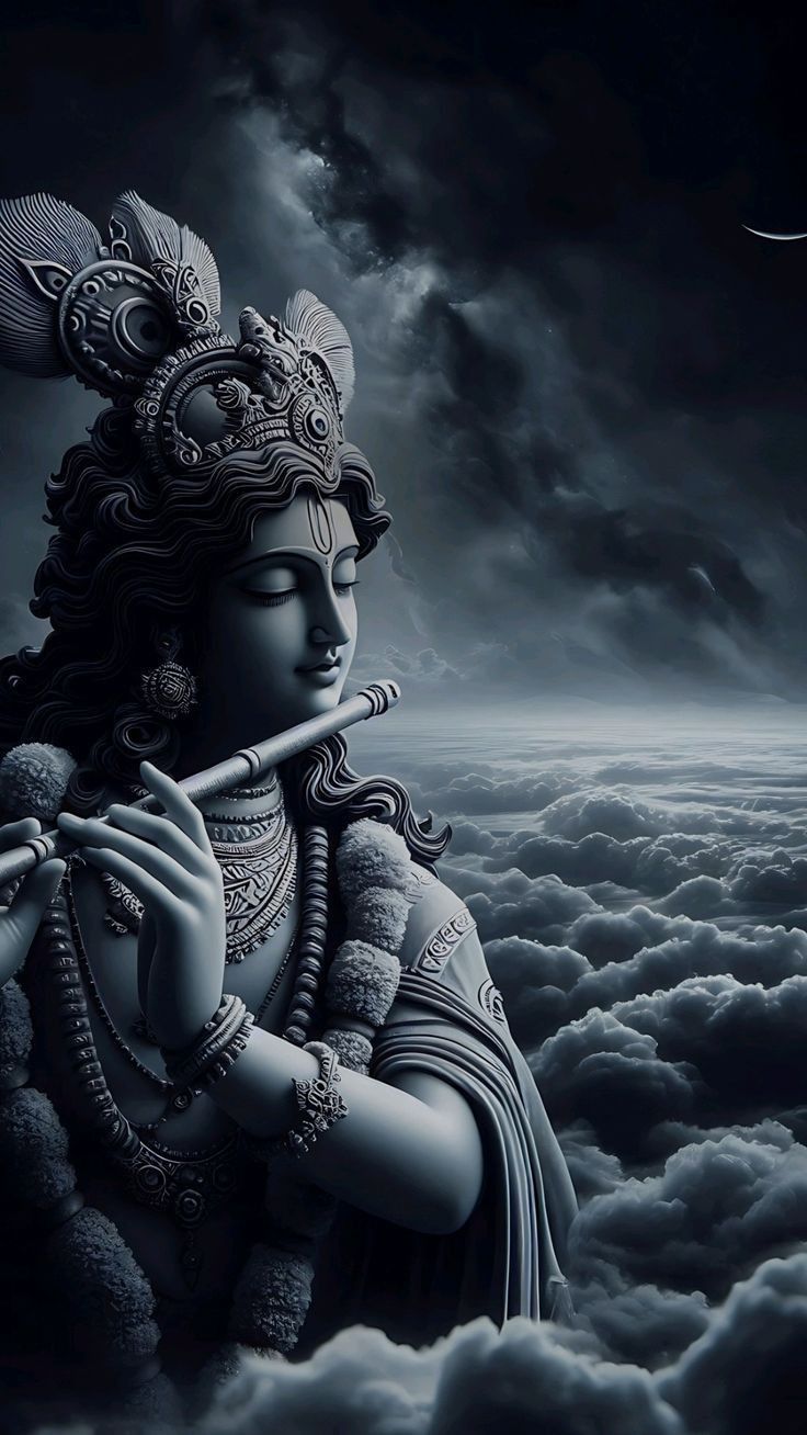 736x1308 Mor pankh background. Photo of lord krishna, Shree krishna wallpaper, Krishna art