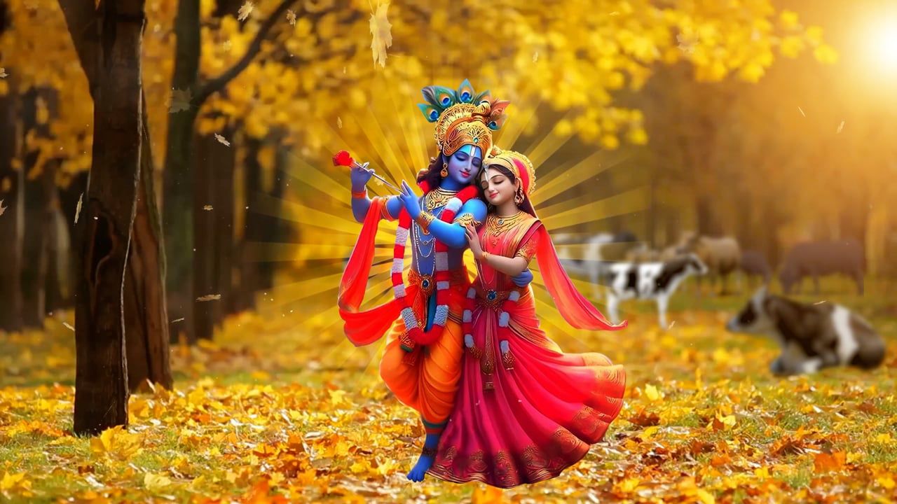 1280x720 Lord, God, Krishna, Hindu