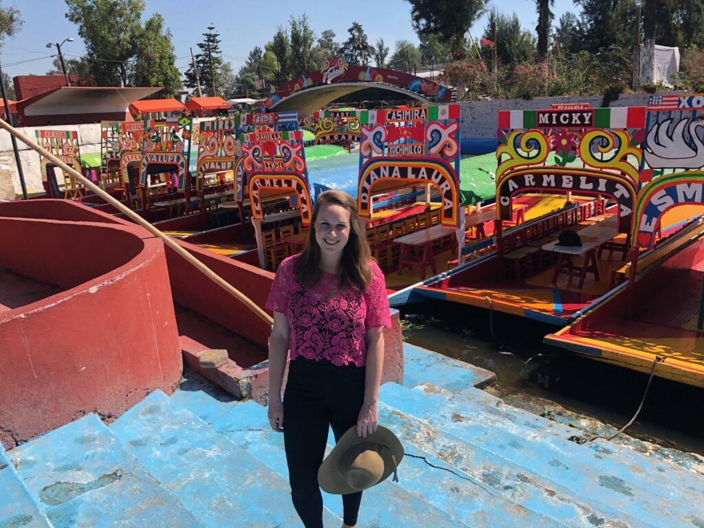1024x768 Crowned with Flowers in Xochimilco, Mexico City's Floating Gardens In Her Ramblings