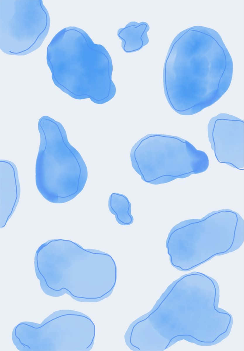834x1200 Download Blue Watercolor For iPad Wallpaper