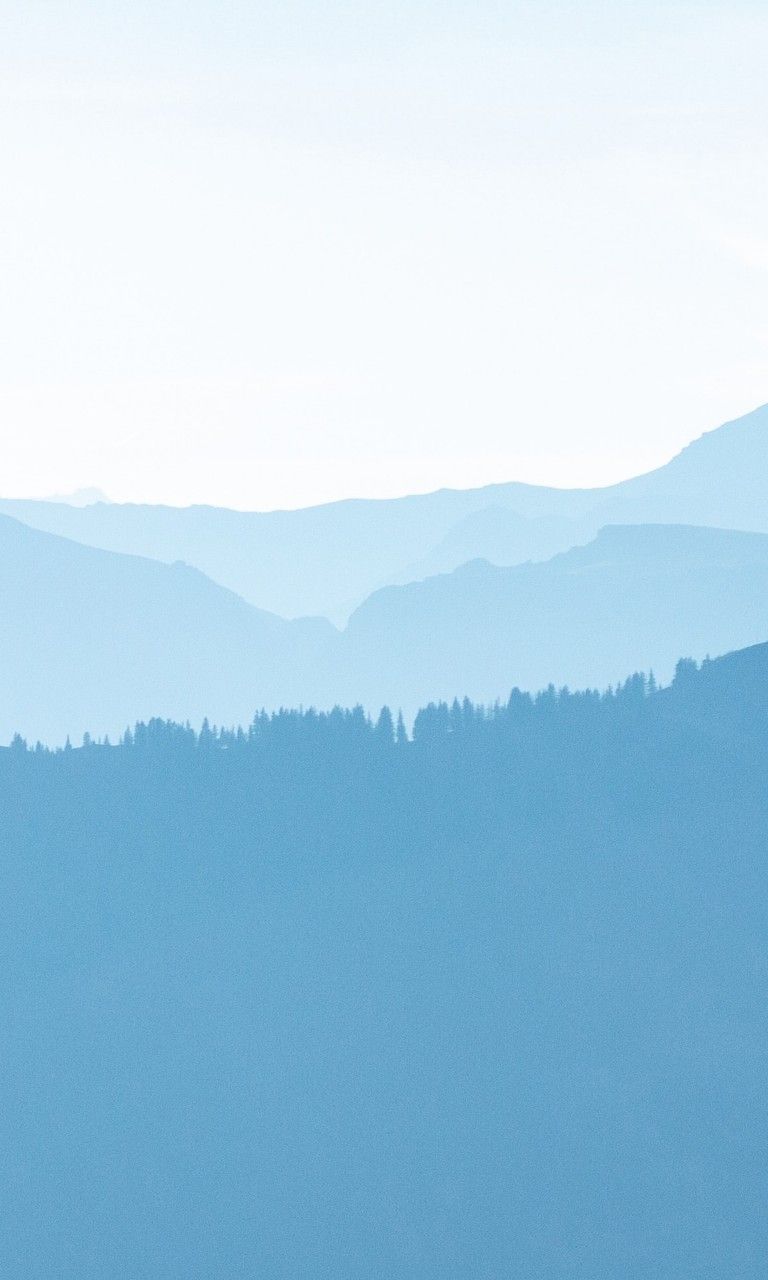 768x1280 Light Blue Mountain During Morning 4K HD Light Blue Wallpaper