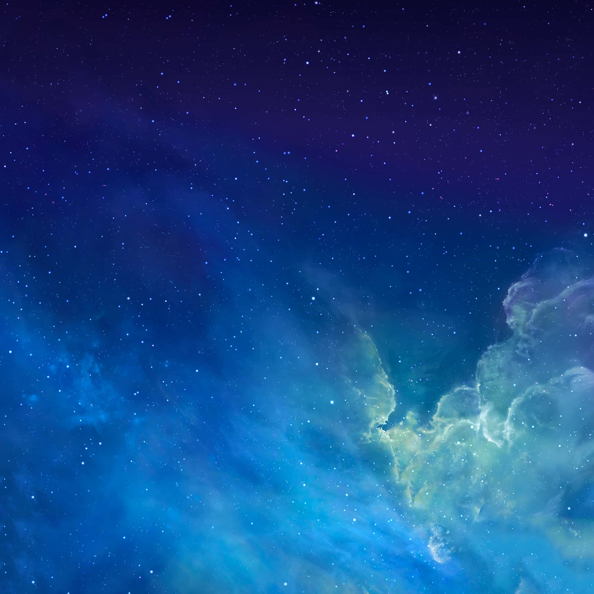 2048x2048 Download Blue Galaxy For iPad Wallpaper
