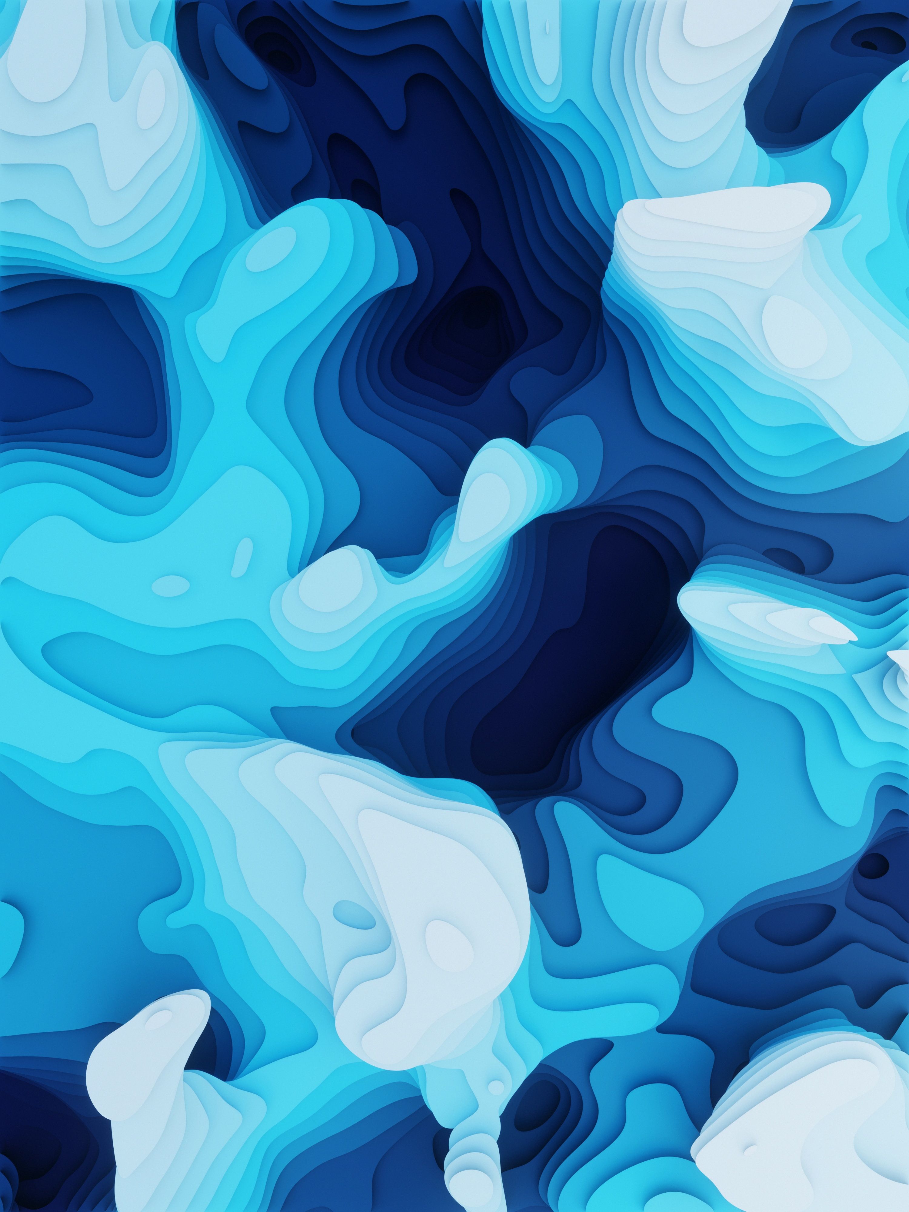 3000x4000 Wallpaper Design, Illustration, Light, Azure, Art, Background Free Image