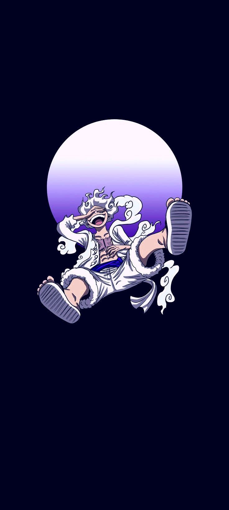 736x1634 Black anime wallpaper one piece. Luffy gear 5 moon wallpaper, One piece drip wallpaper, Monkey d luffy gear 5