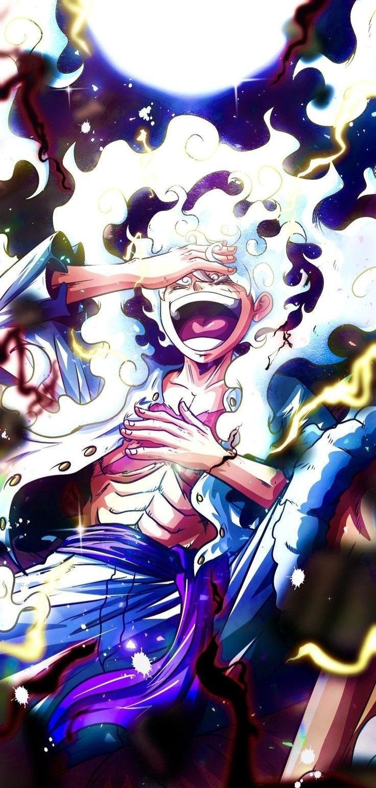 736x1543 Luffy gear 5 wallpaper
