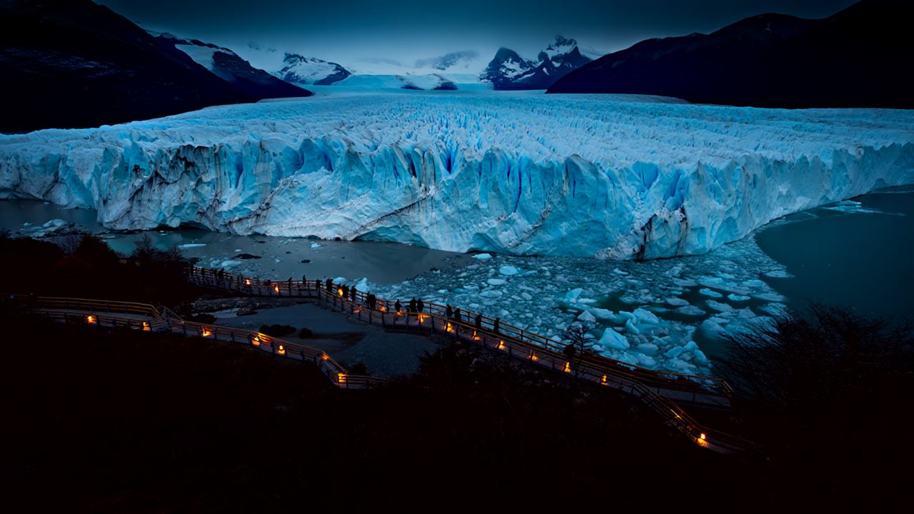 1280x720 Night Tour to the Perito Moreno Glacier