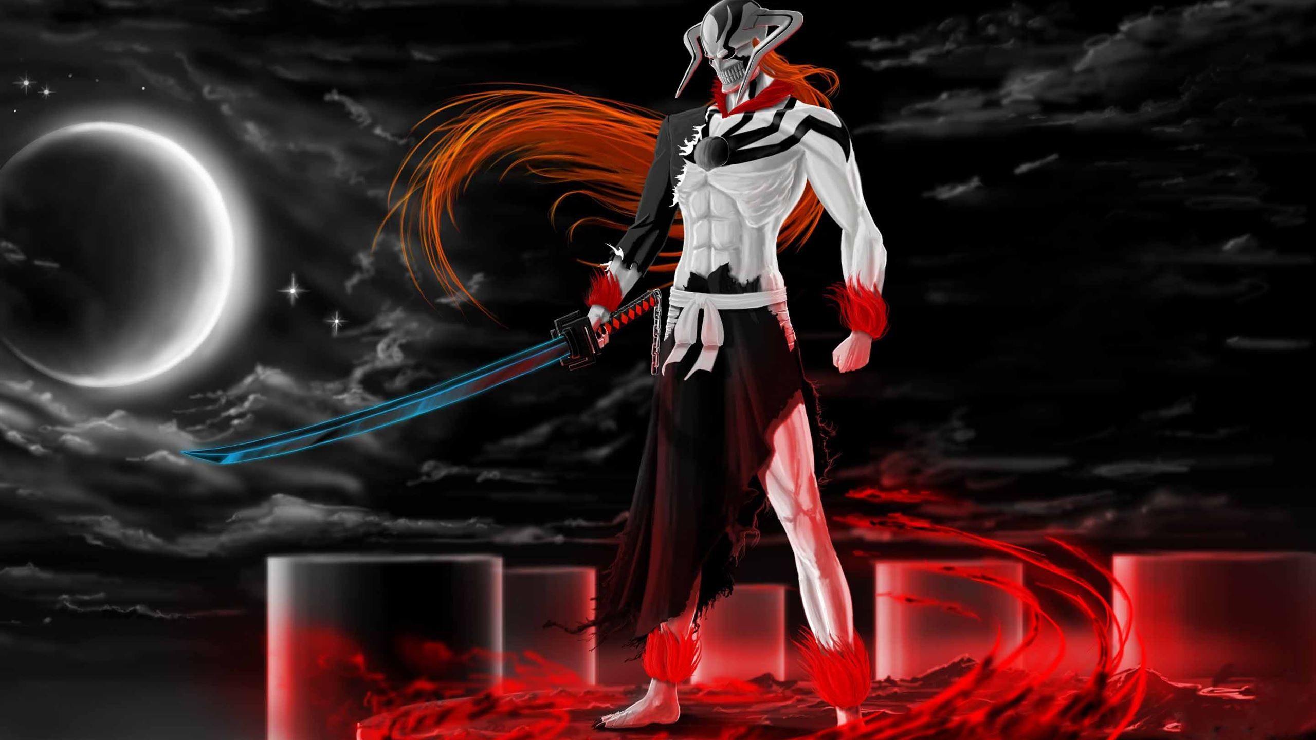 2560x1440 Ichigo Vasto Lorde Bleach Mac Wallpaper Download