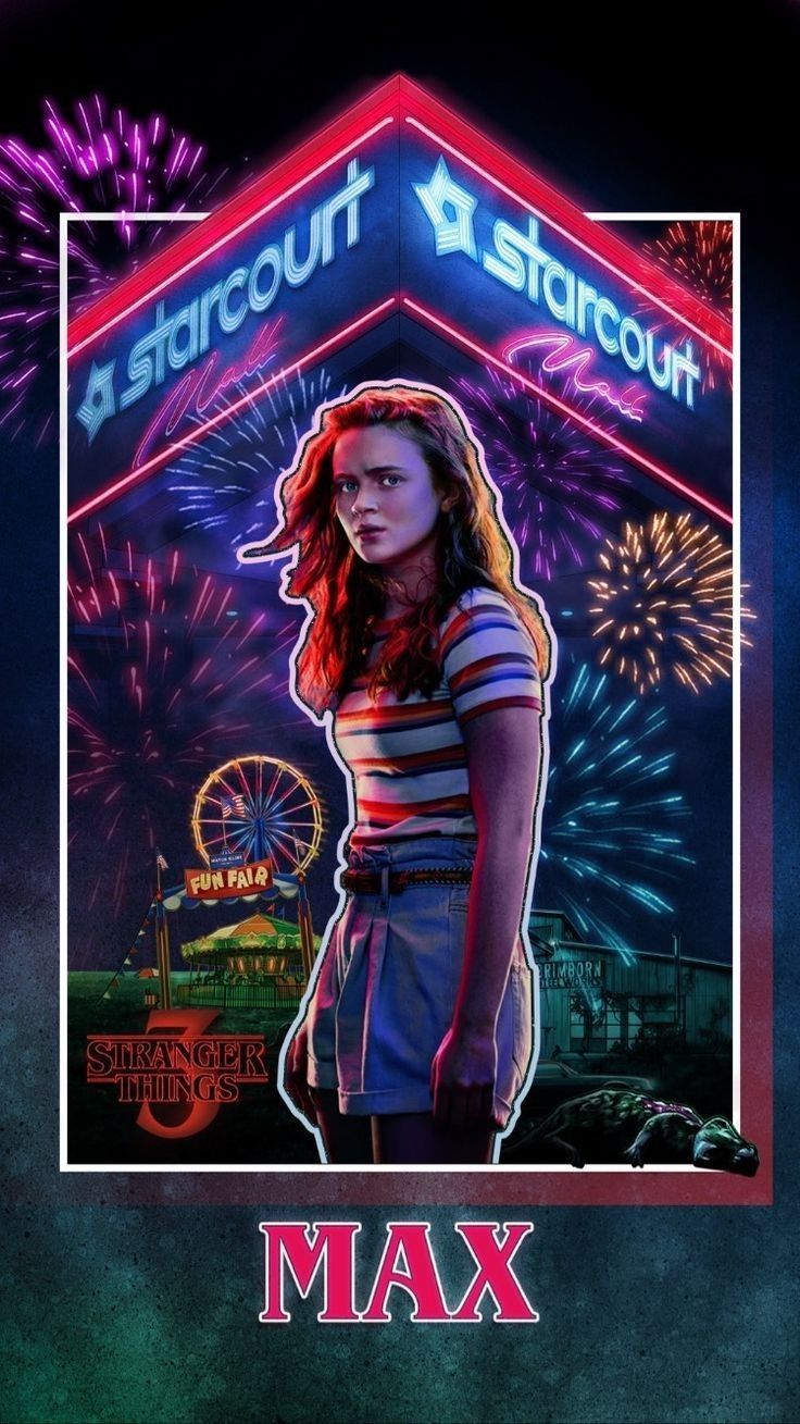 736x1309 Stranger Things Max Alternative Poster, Sadie Sink, Starcourt Mall, Season 3. Eleven stranger things poster, Stranger things 11 wallpaper, Eleven stranger things wallpaper