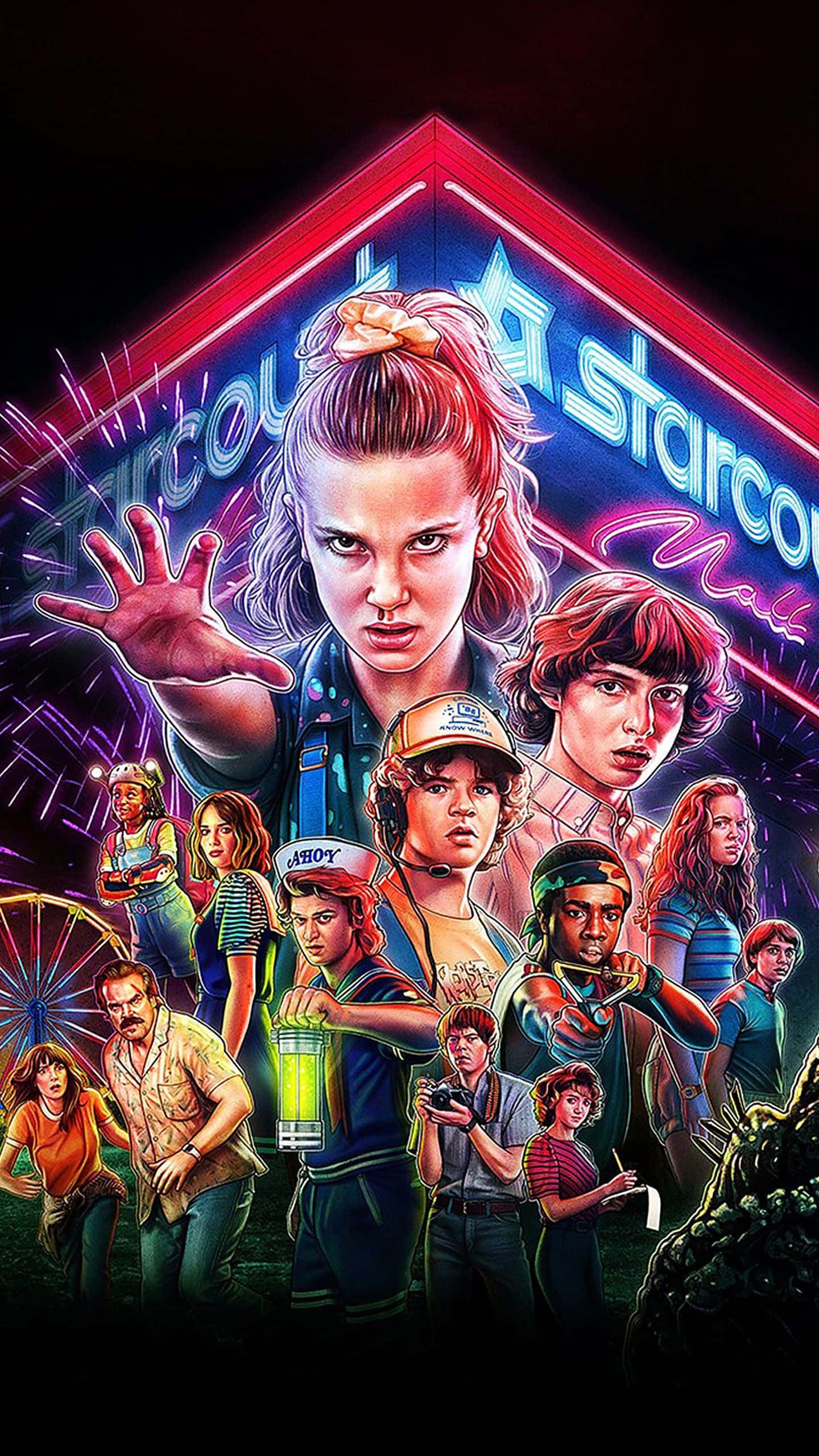 1440x2560 Download Stranger Things Girly 3rd Season Wallpaper