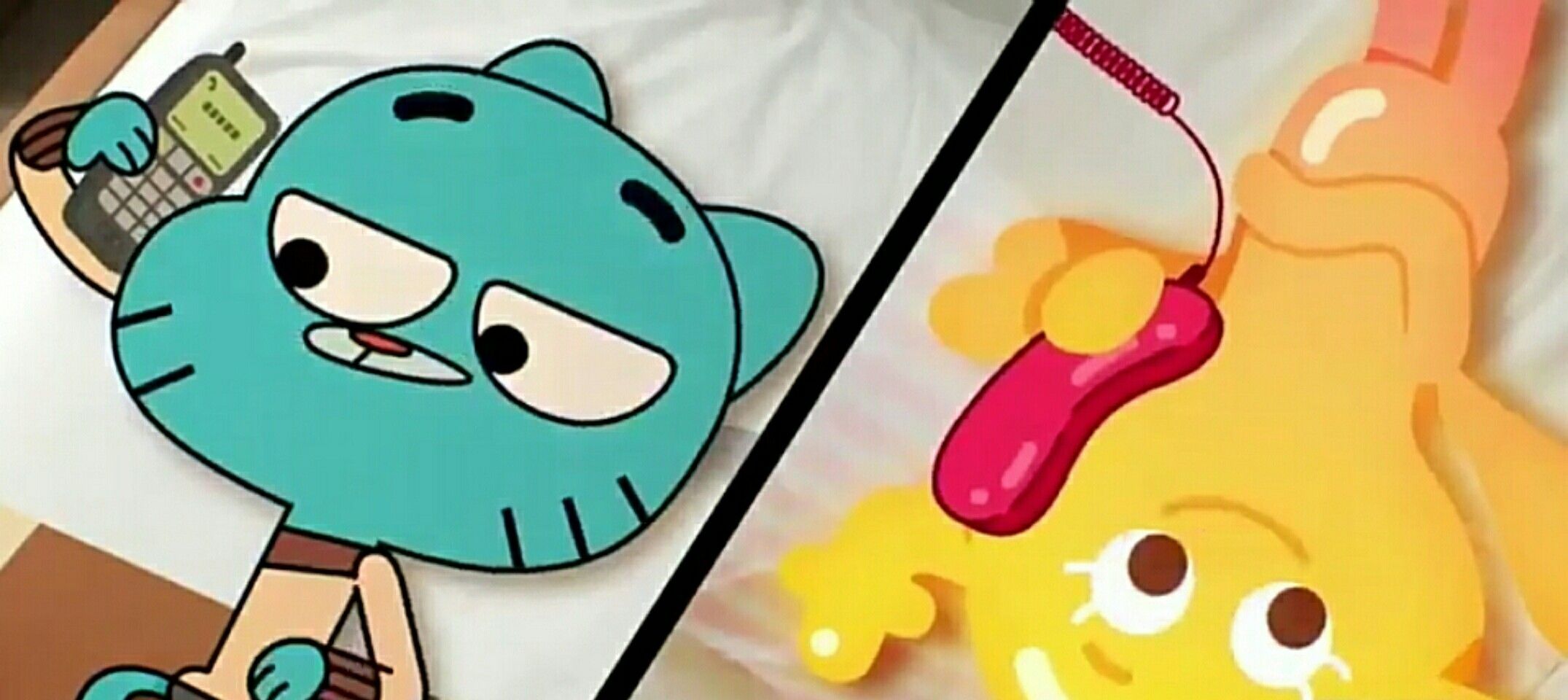 2151x960 Discover 17 Gumball and Penny goofball goals ❤️ and penny and gumball fanart ideas. yellow gumball, the amazing world of gumball richard and nicole, penny and gumball and more