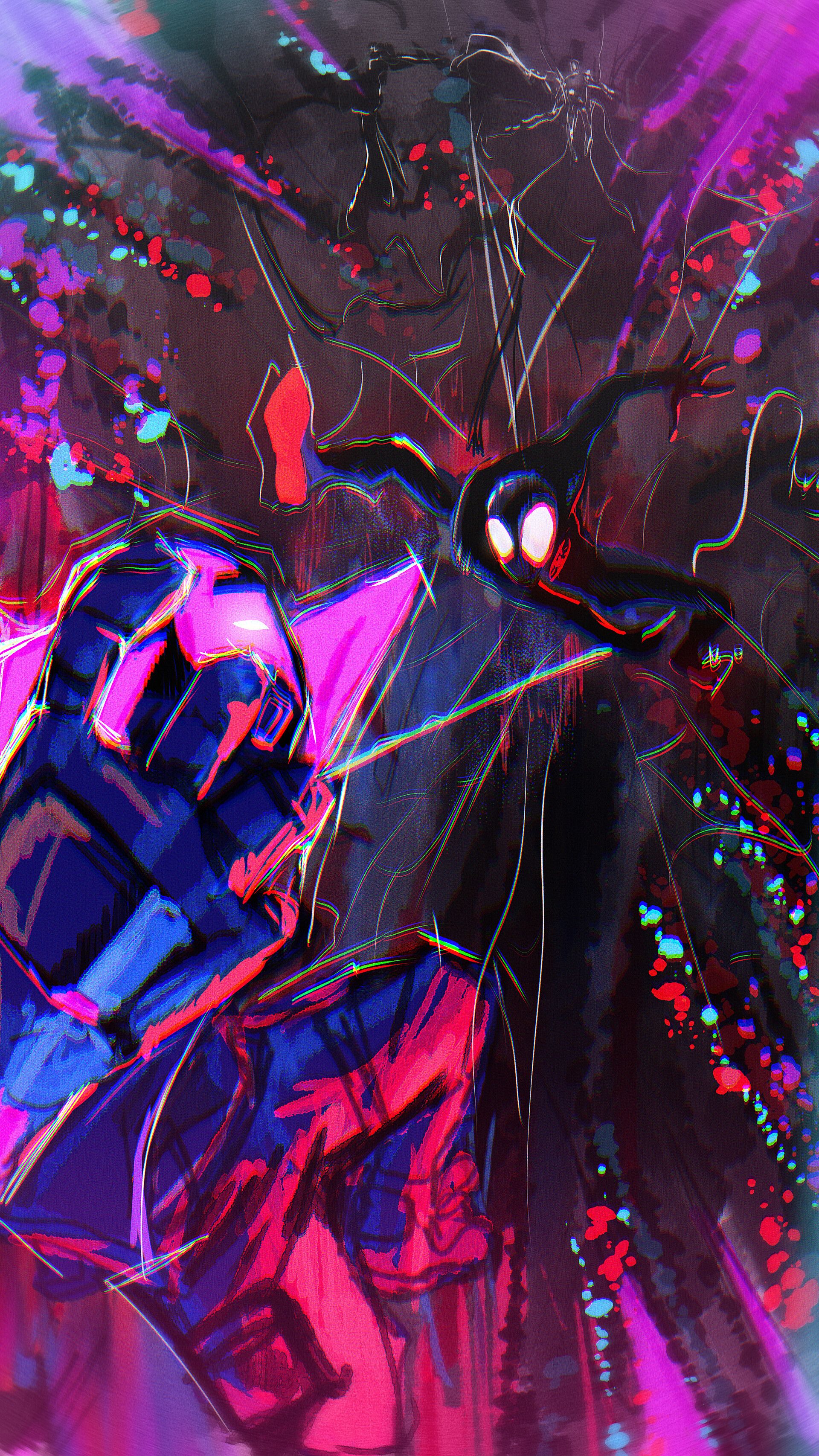1920x3413 Spider Man Miles Morales Vs Prowler