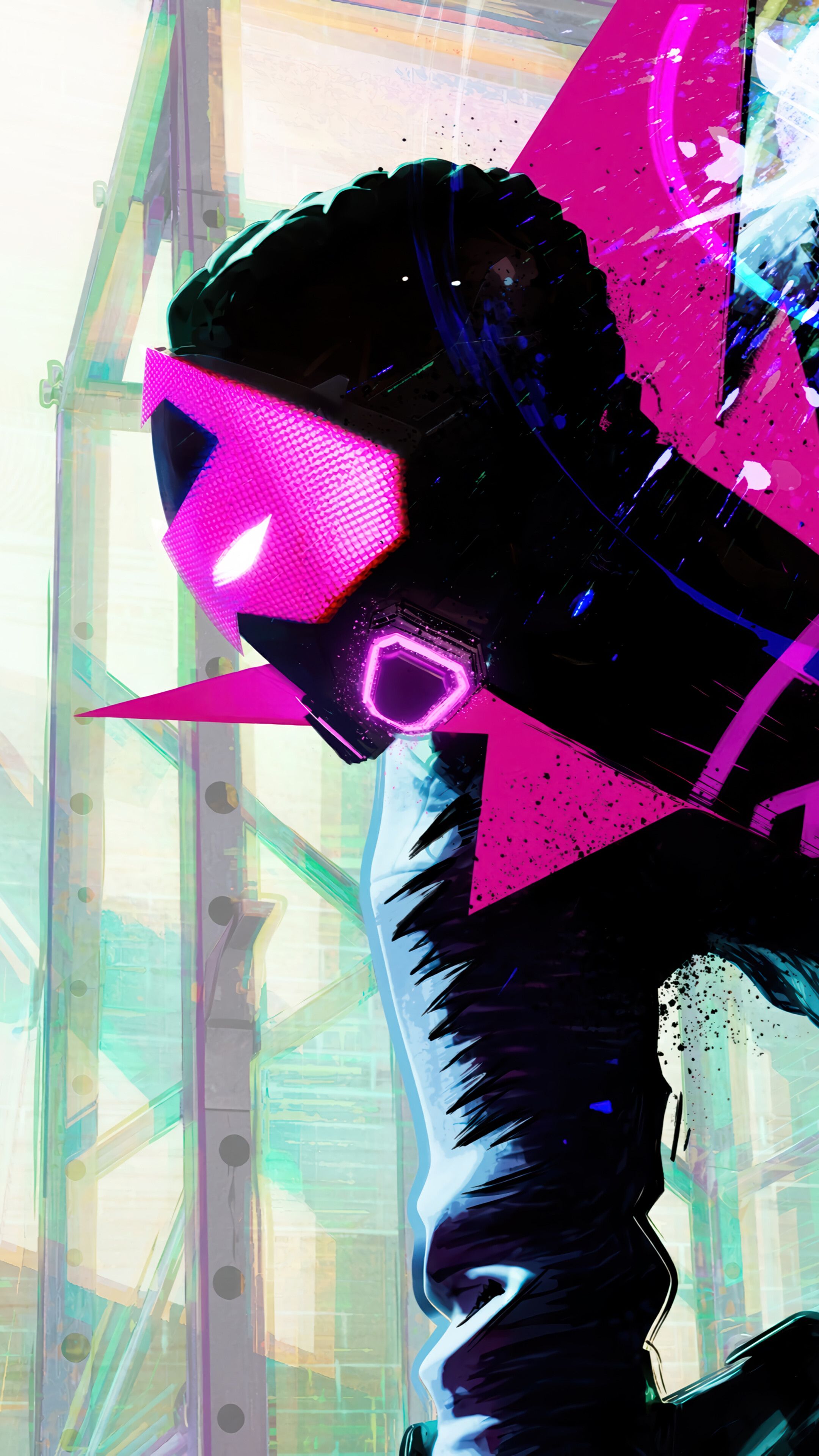 2160x3840 Prowler Vs. Miles Morales Spider Man: Beyond The Spider Verse 4K Wallpaper Phone IPhone O