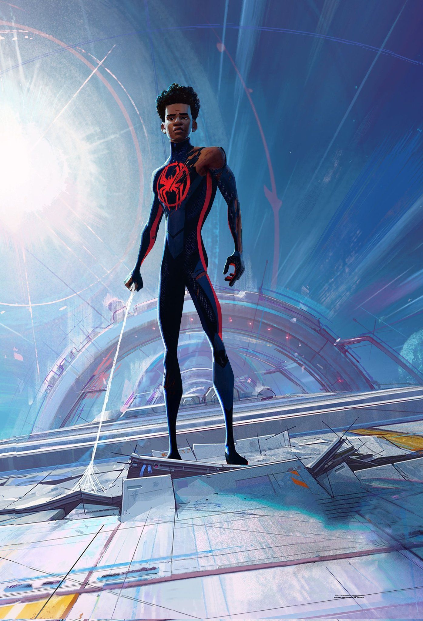 1395x2048 Miles Morales Prowler Wallpaper