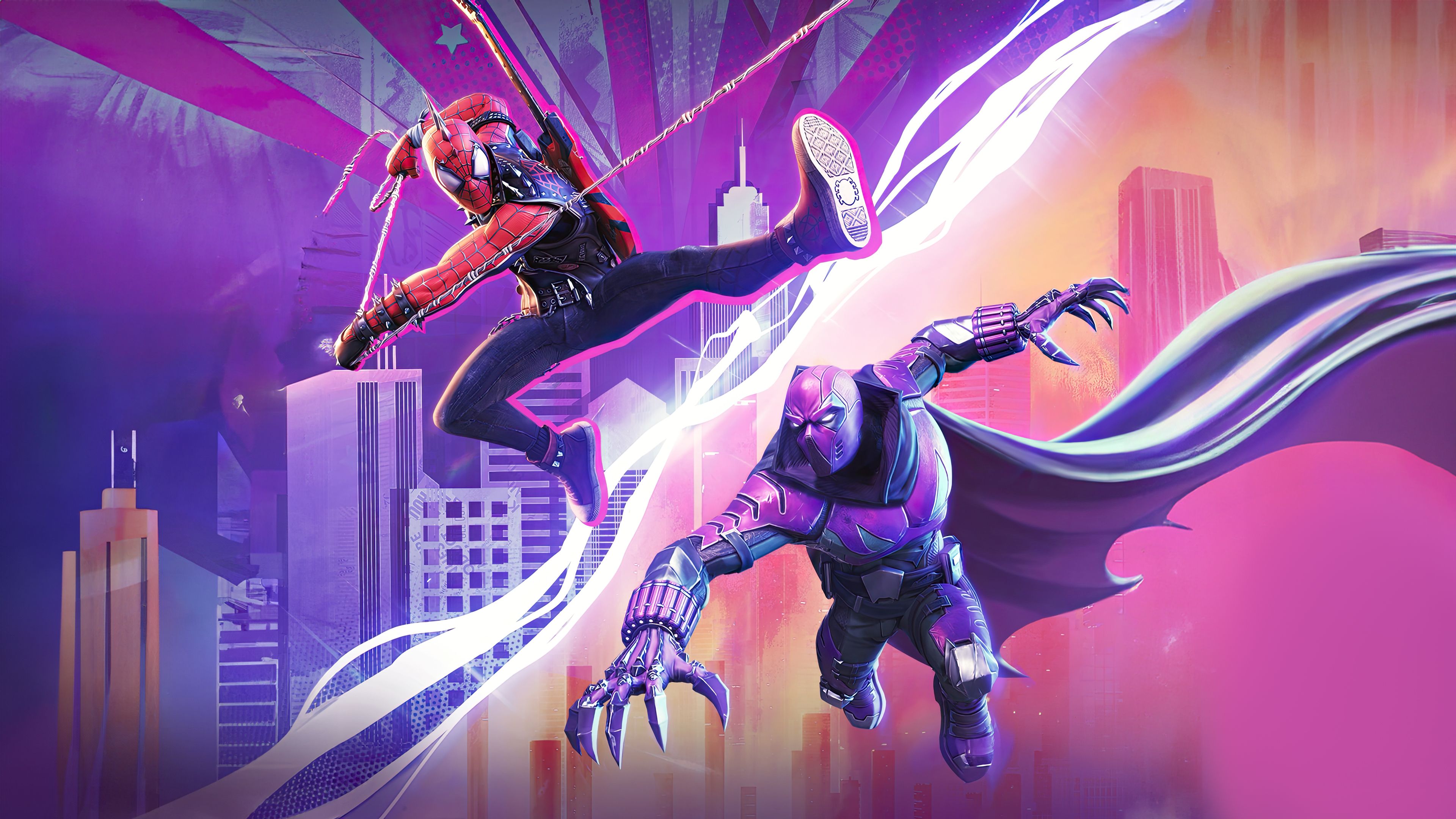 3840x2160 Marvel Contest Of Champions Spider Punk And Prowler iPhone XS, iPhone iPhone X , HD 4k Wallpaper, Image, Background, Photos and Picture