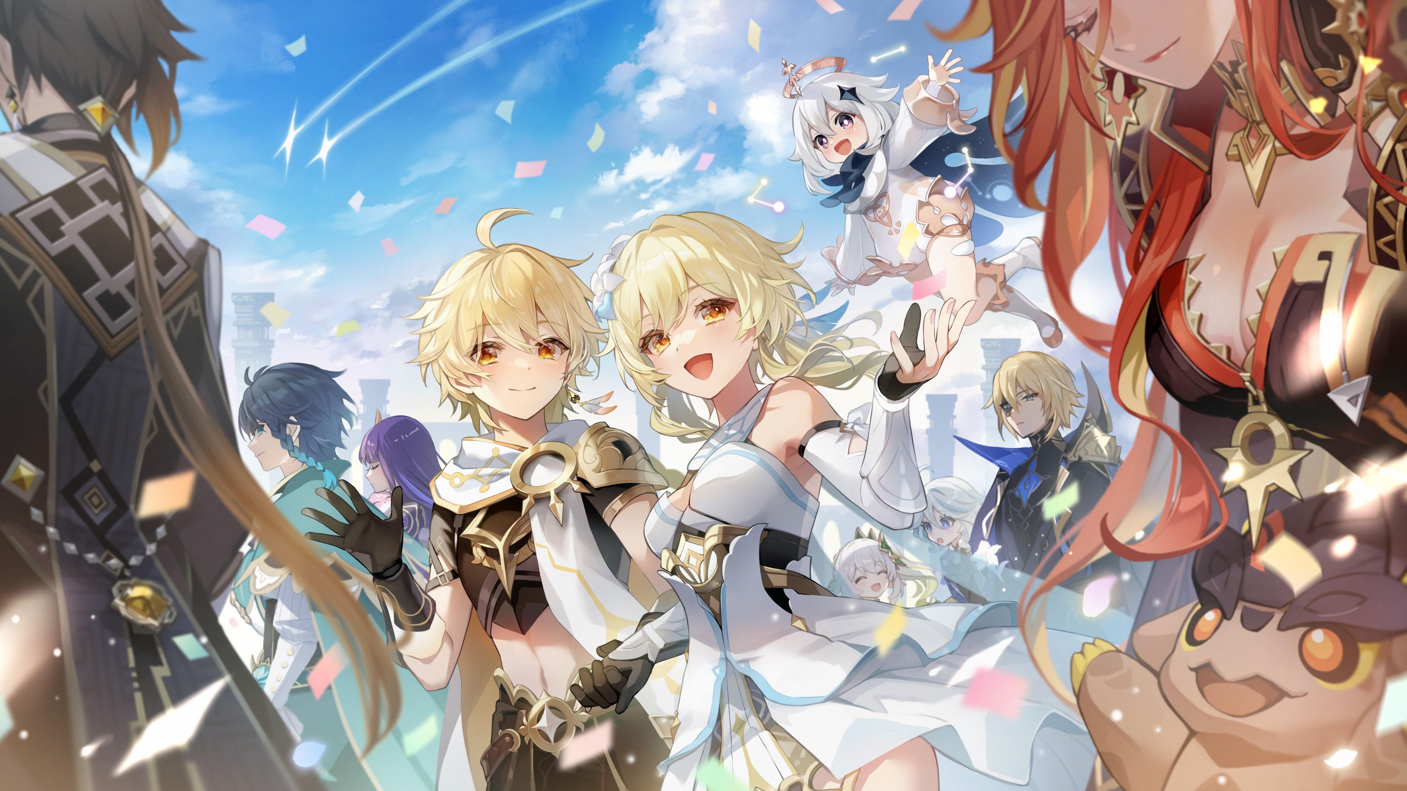 4480x2520 Aether Wallpaper 4K, Lumine, Genshin Impact, 5K